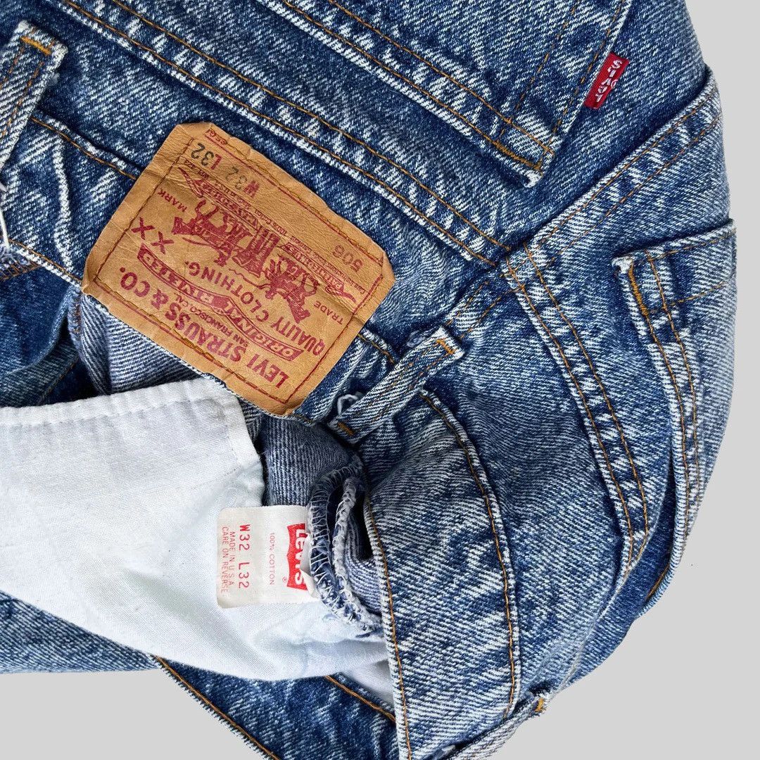 Levi's × Vintage Levi’s 1980 80s 506 Vintage W29 Straight USA Made Denim Jean Size US 29 - 4 Thumbnail