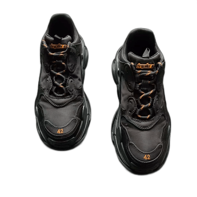 Balenciaga Balenciaga Triple S Black Orange Sneakers Size 42 Size US 10 / EU 43 - 1 Thumbnail