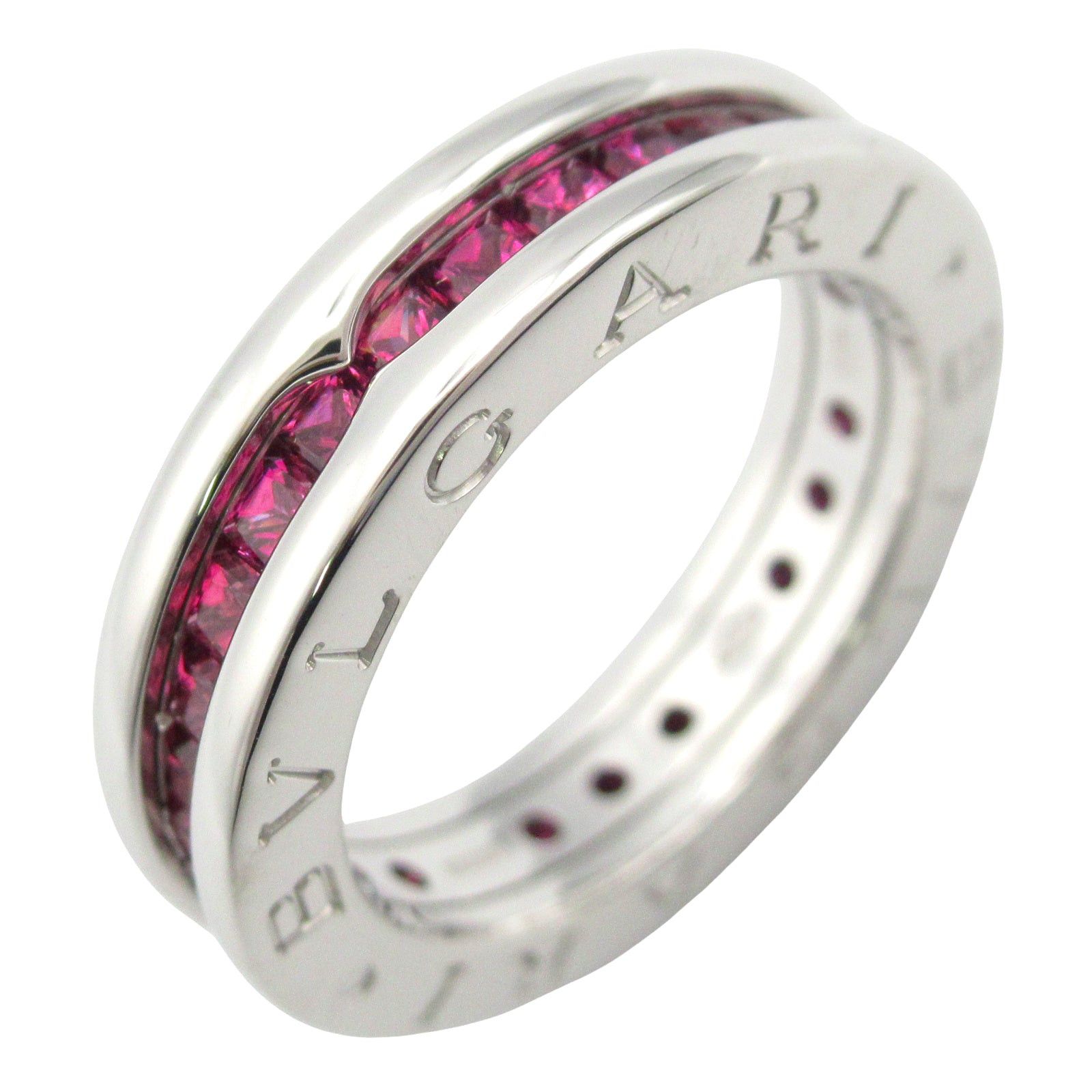 Bvlgari Bvlgari Garnet Ring K18Wg (White Gold) Red Size ONE SIZE - 1 Thumbnail