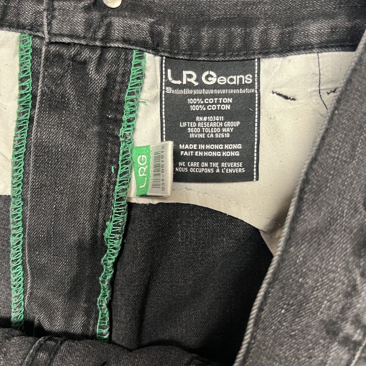 Vintage Vintage LRG Black Denim Jeans – Early 2000s Y2K Streetwear Size US 38 / EU 54 - 7 Thumbnail