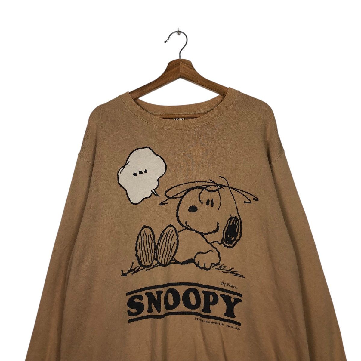 Japanese Brand 📌Vintage Sweatshirt Peanuts Snoopey Big Logo Design Size US XL / EU 56 / 4 - 4 Thumbnail