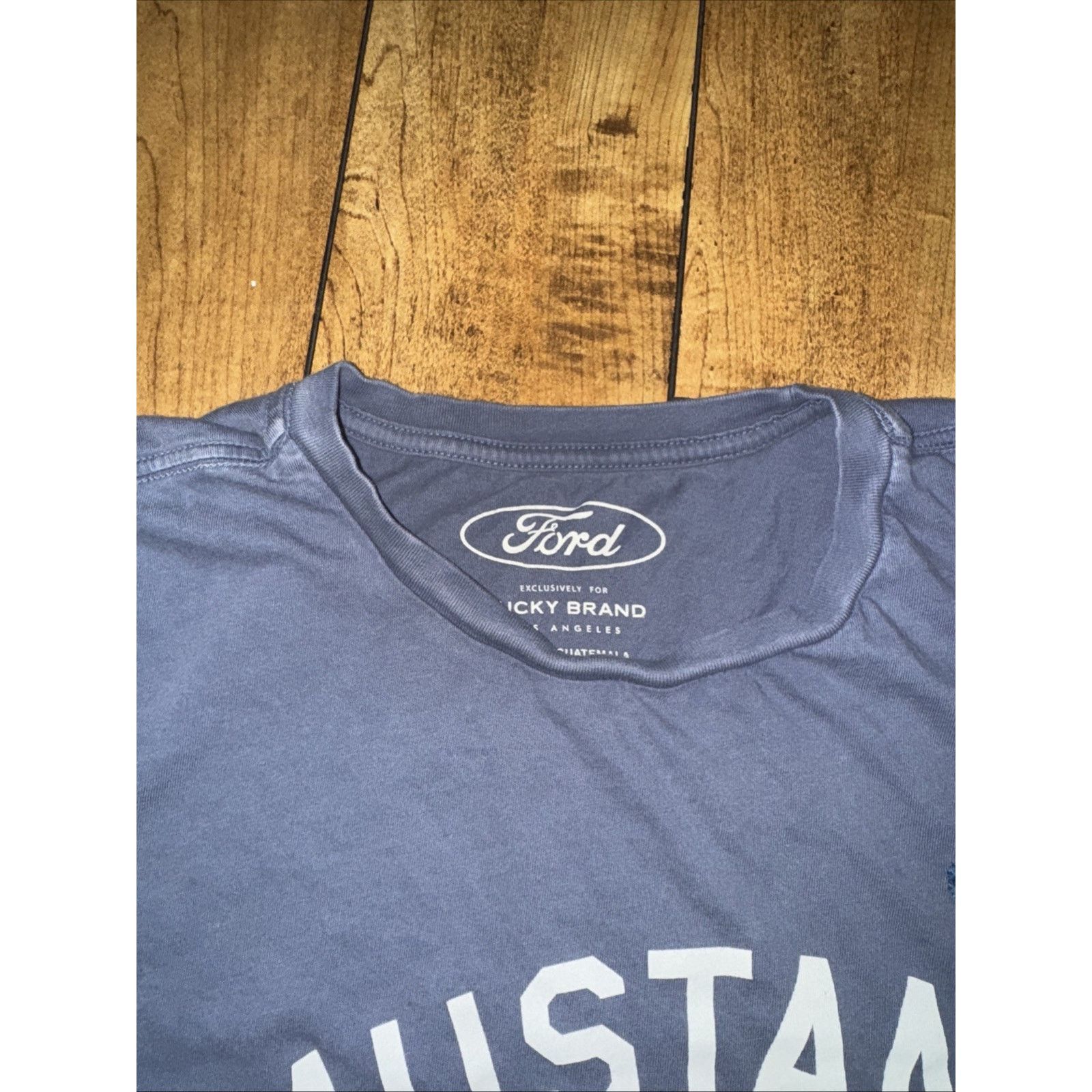 Lucky Brand Lucky Brand Ford Mustang Speed Shop Graphic T-Shirt Blue L Size US L / EU 52-54 / 3 - 4 Thumbnail