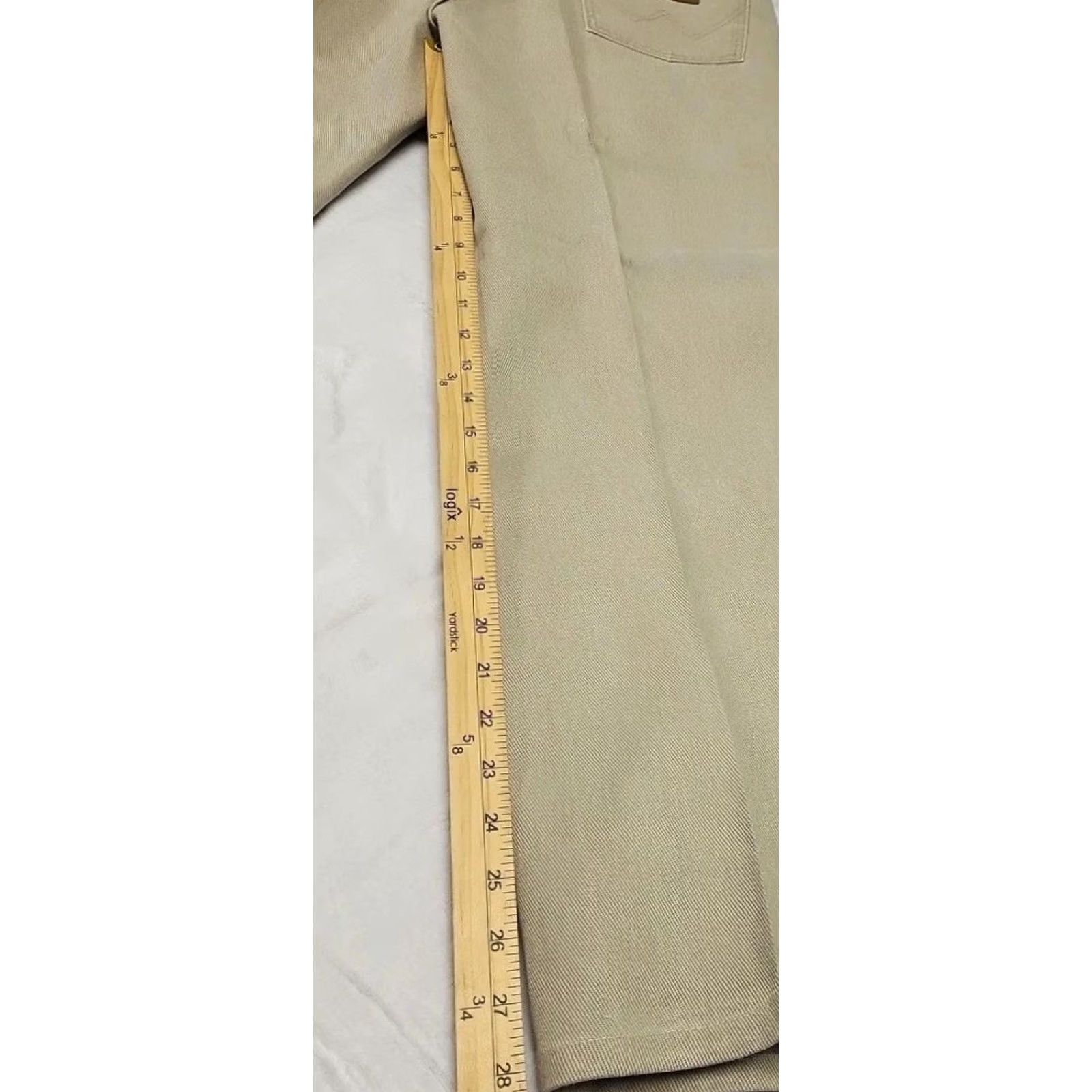 Wrangler VINTAGE Wrangler 936R Cowboy Cut Jeans 36x38 USA Made Light Wash Western Jeans Mens Regular 36x38 Beige/Tan Cotton Denim Straight Baggy? Size US 36 / EU 52 - 7 Thumbnail