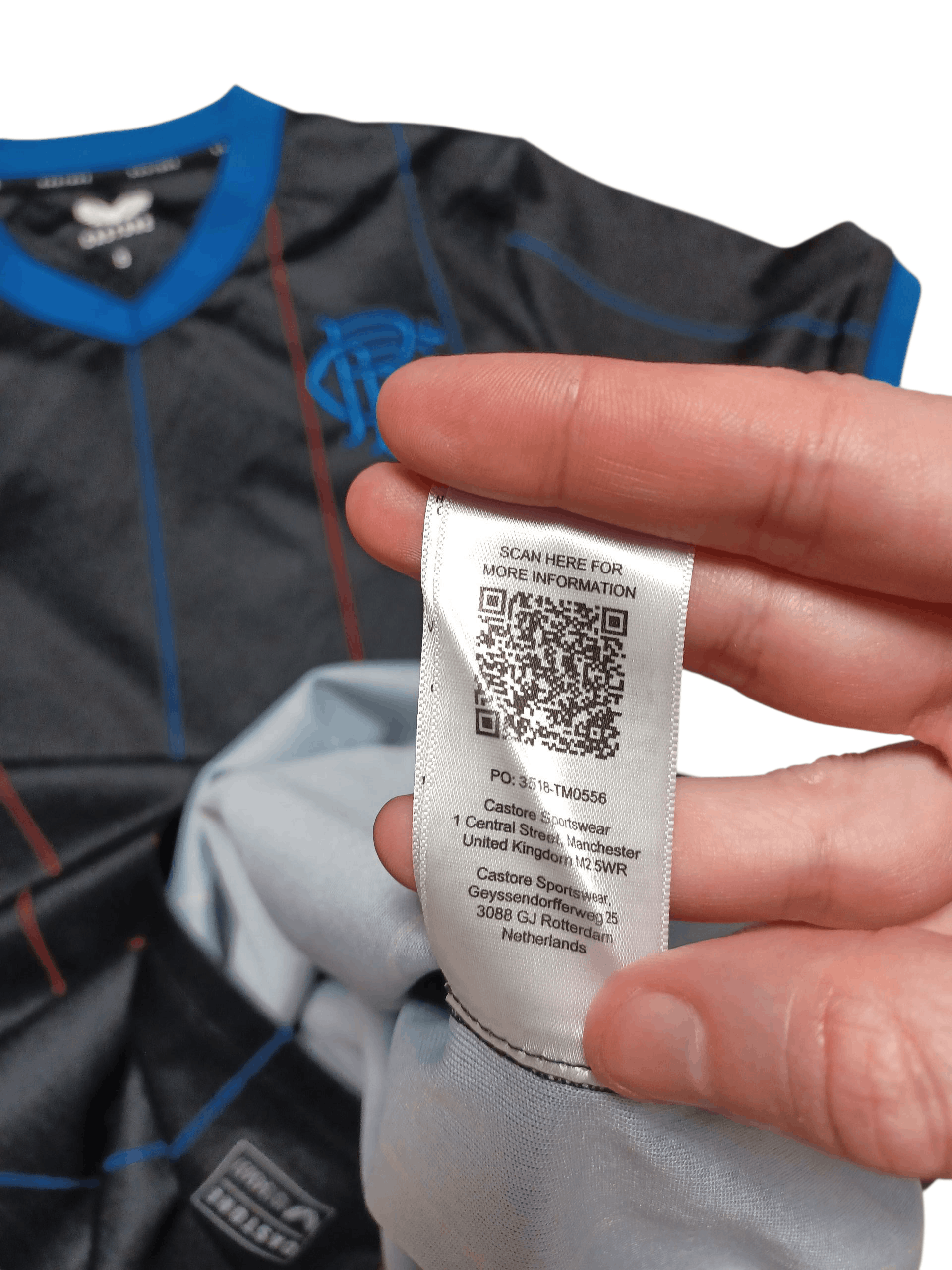 Castore RANGERS GLASGOW CASTORE 2022/2023 FOURTH SOCCER JERSEY Size US S / EU 44-46 / 1 - 5 Thumbnail