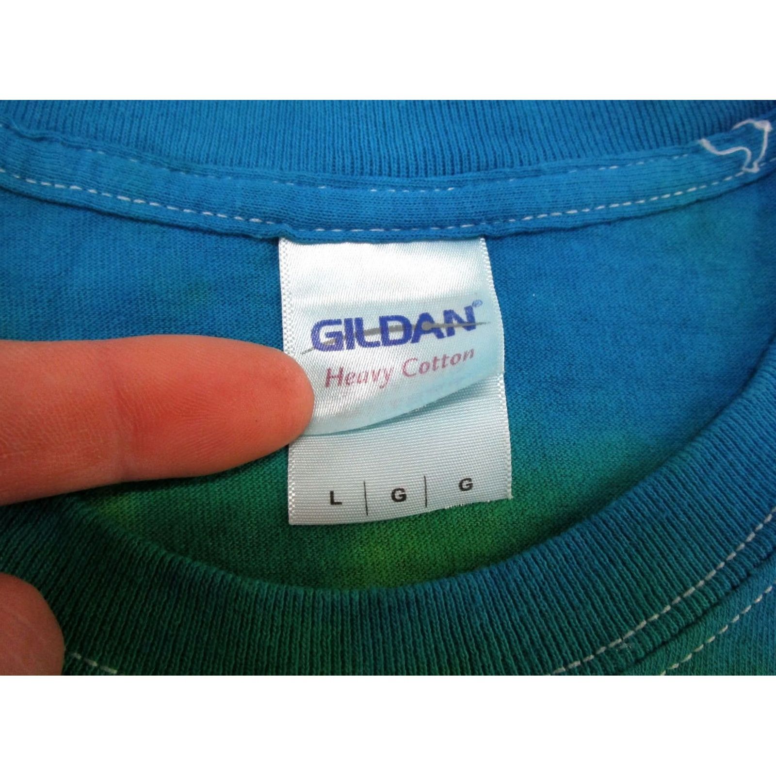 Gildan NASCAR Tee Shirt Shirt Talladega Super Speedway Tie Dye Graphic Gildan Size L Multicolor Cotton Short Sleeve Crew Neck Men Size US L / EU 52-54 / 3 - 3 Thumbnail