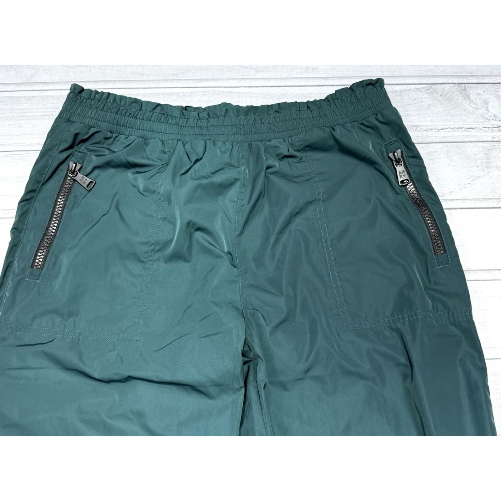 Vintage Alp-n-Rock Pants Womens XL Green Active Joggers Rain Zip Pockets Size 40" / US 18 - 3 Thumbnail
