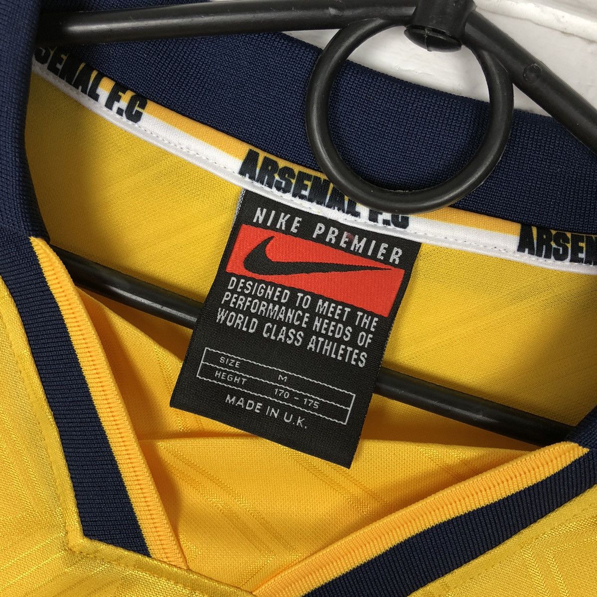 Nike Retro copy Arsenal 1997 1998 away soccer jersey Size US M / EU 48-50 / 2 - 5 Thumbnail