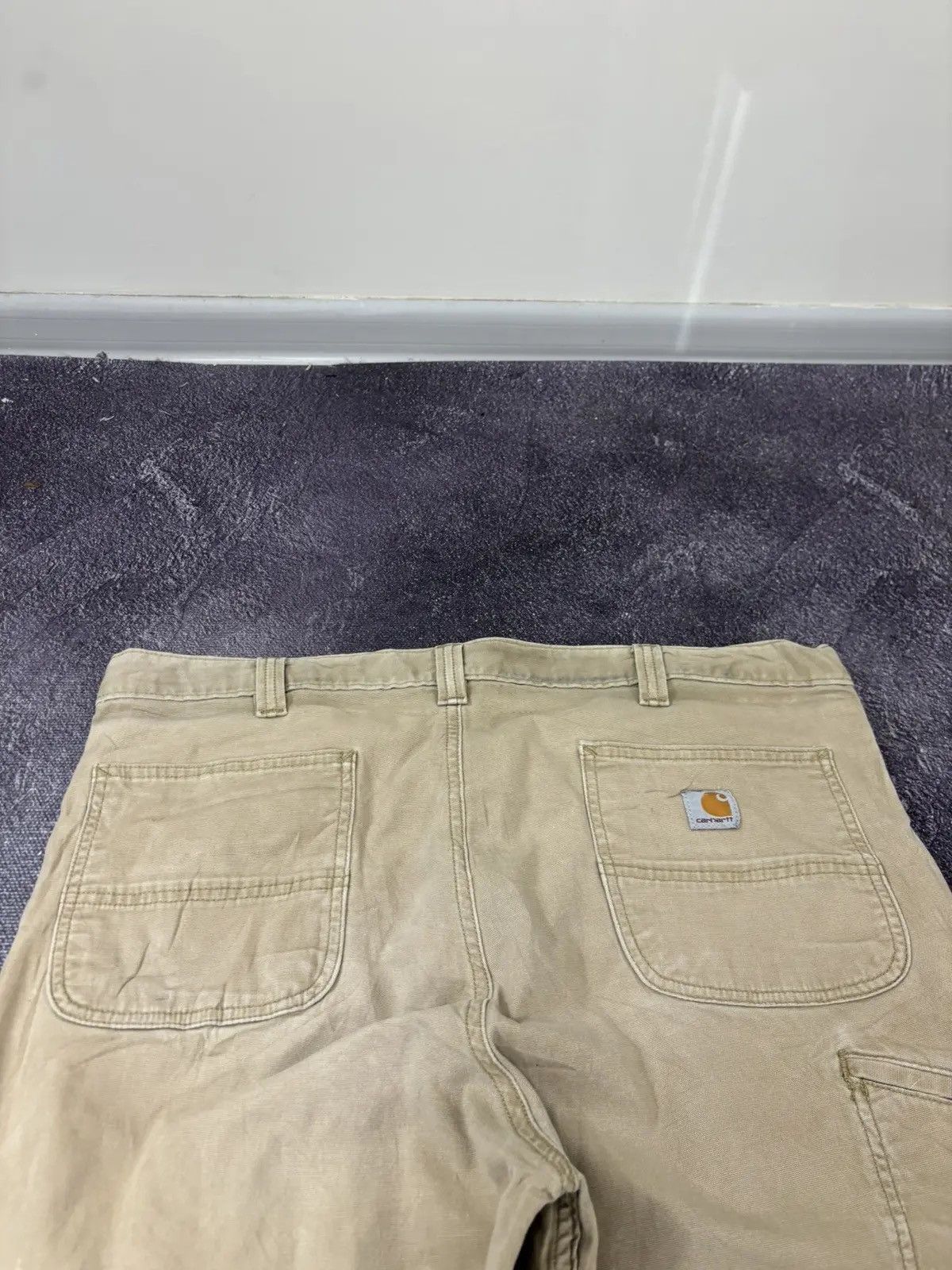 Carhartt × Vintage Vintage Carhartt Carpenter Cream USA Hype Baggy Pants Size US 40 / EU 56 - 5 Thumbnail