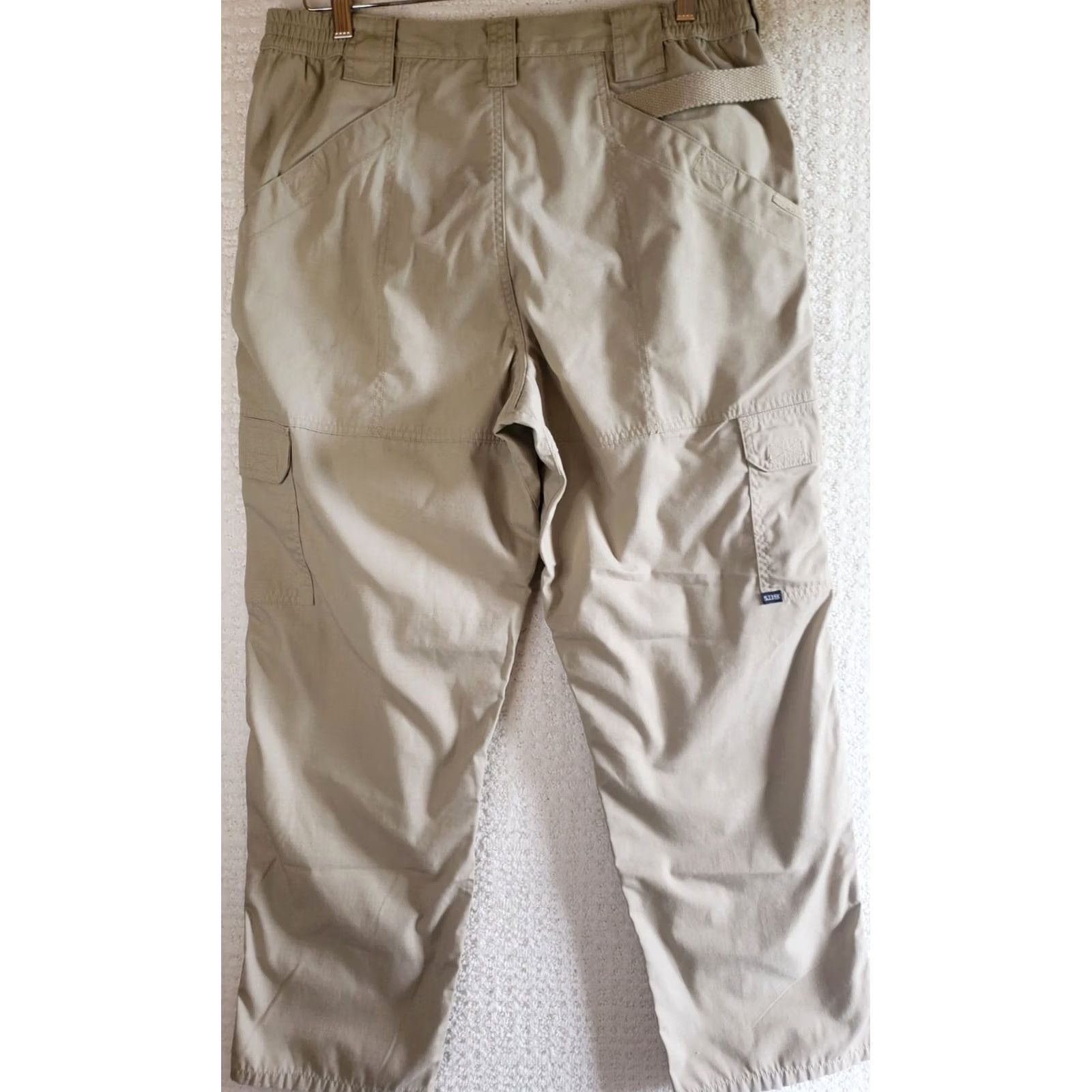 Vintage 5.11 Tactical Pants Mens 36X32 Tan Khaki Cargo Pockets Polyester Cotton Blend Size US 36 / EU 52 - 6 Thumbnail