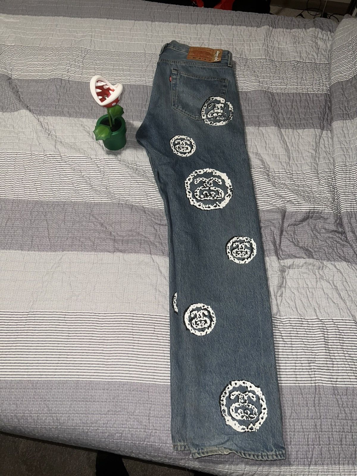 DENIM TEARS × Stussy DENIM TEARS x STUSSY Size US 36 / EU 52 - 2 Thumbnail