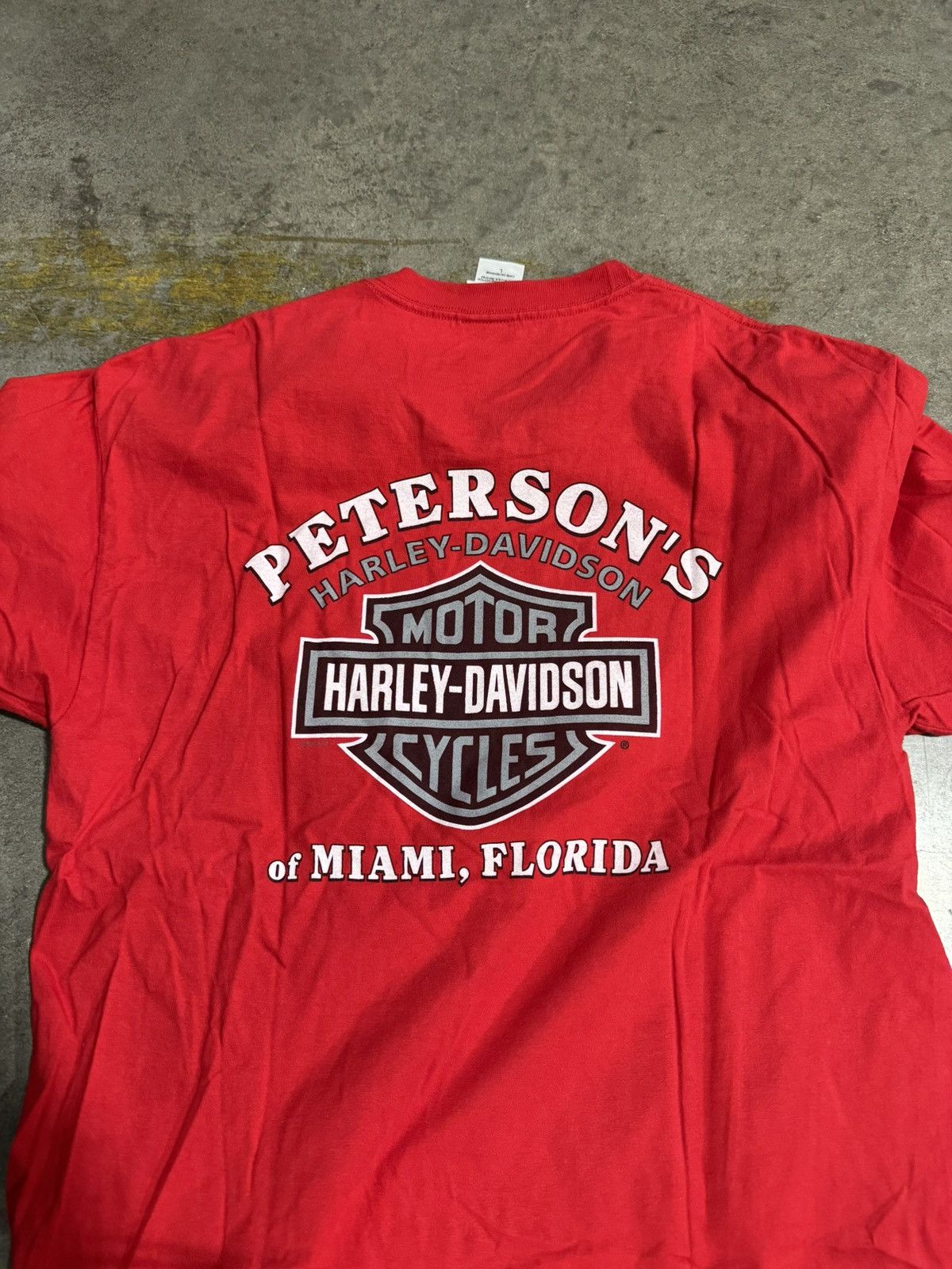 Harley Davidson Y2K Vintage Miami Florida Harley Davidson Tee L Size US L / EU 52-54 / 3 - 3 Thumbnail