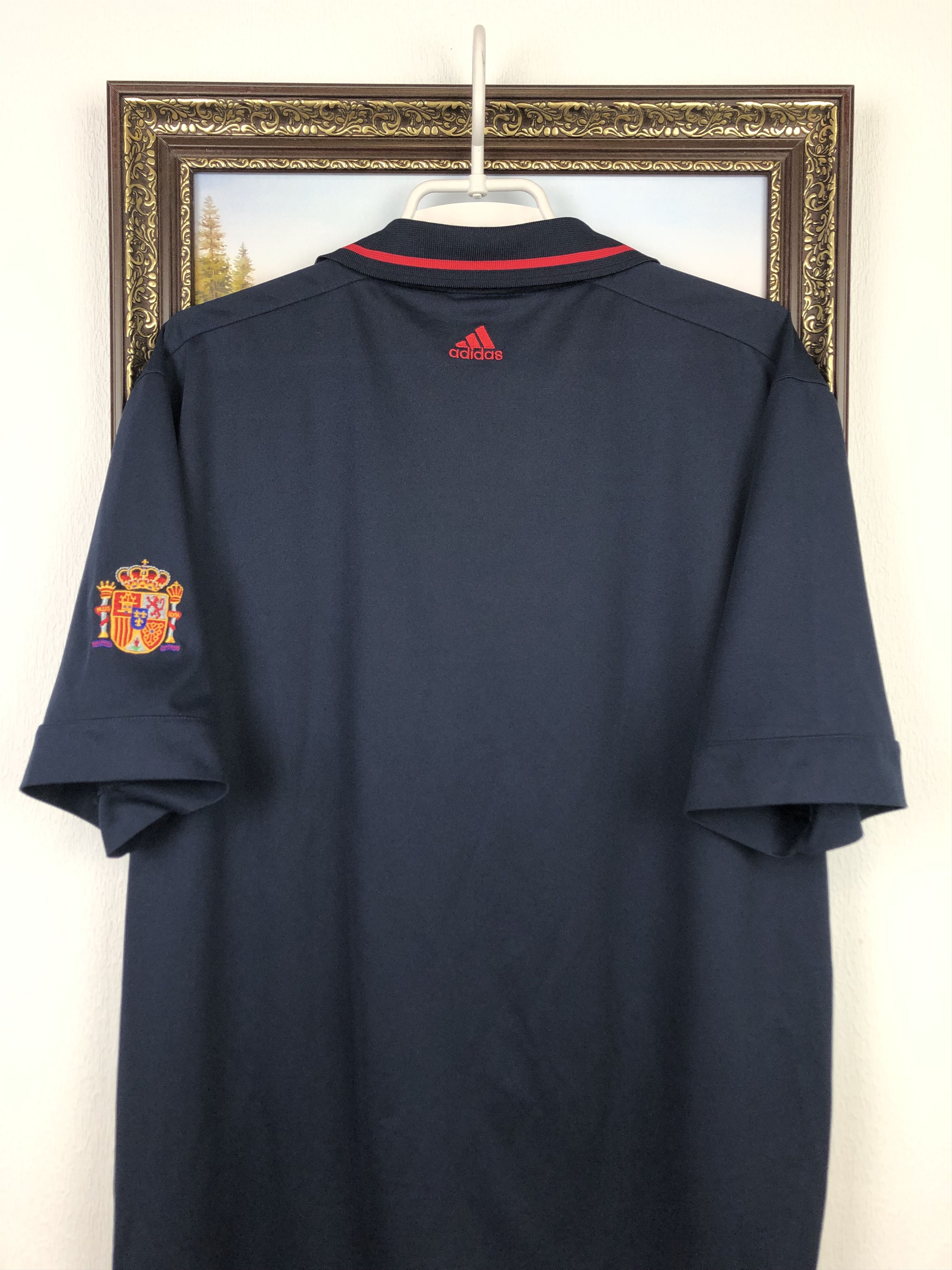 Adidas Vintage Adidas Spain Football Shirt Soccer Jersey Camiseta Size US XL / EU 56 / 4 - 11 Thumbnail