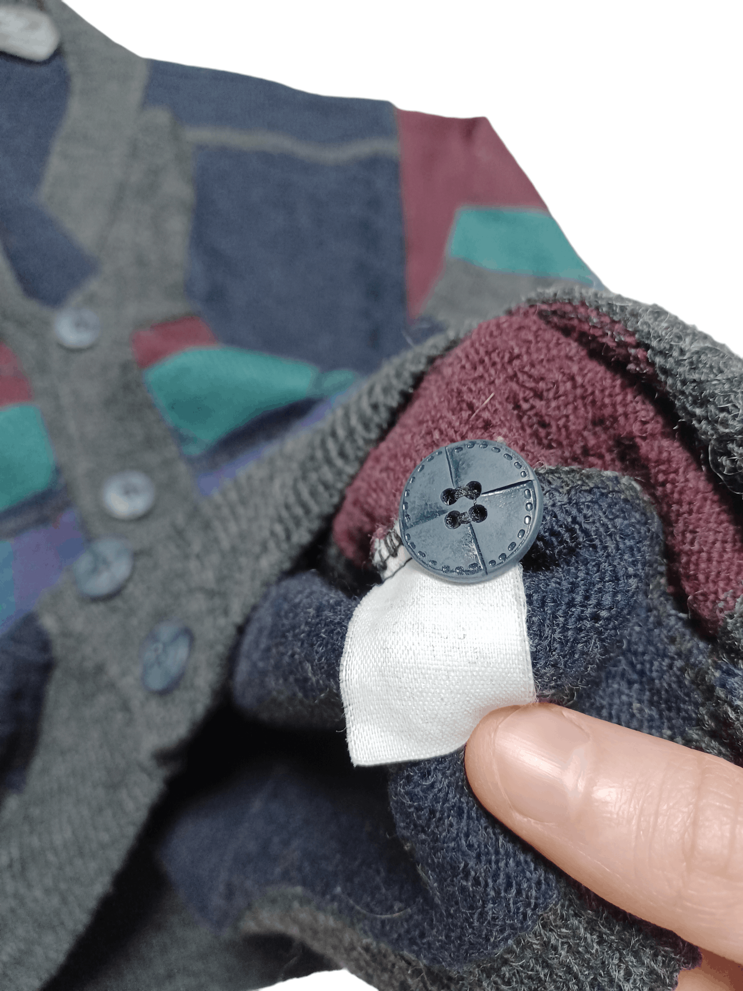 Other VINTAGE CARDIGAN WOOL 90S MADE IN ITALY DESIGNER OLDMONEY Size US M / EU 48-50 / 2 - 4 Thumbnail