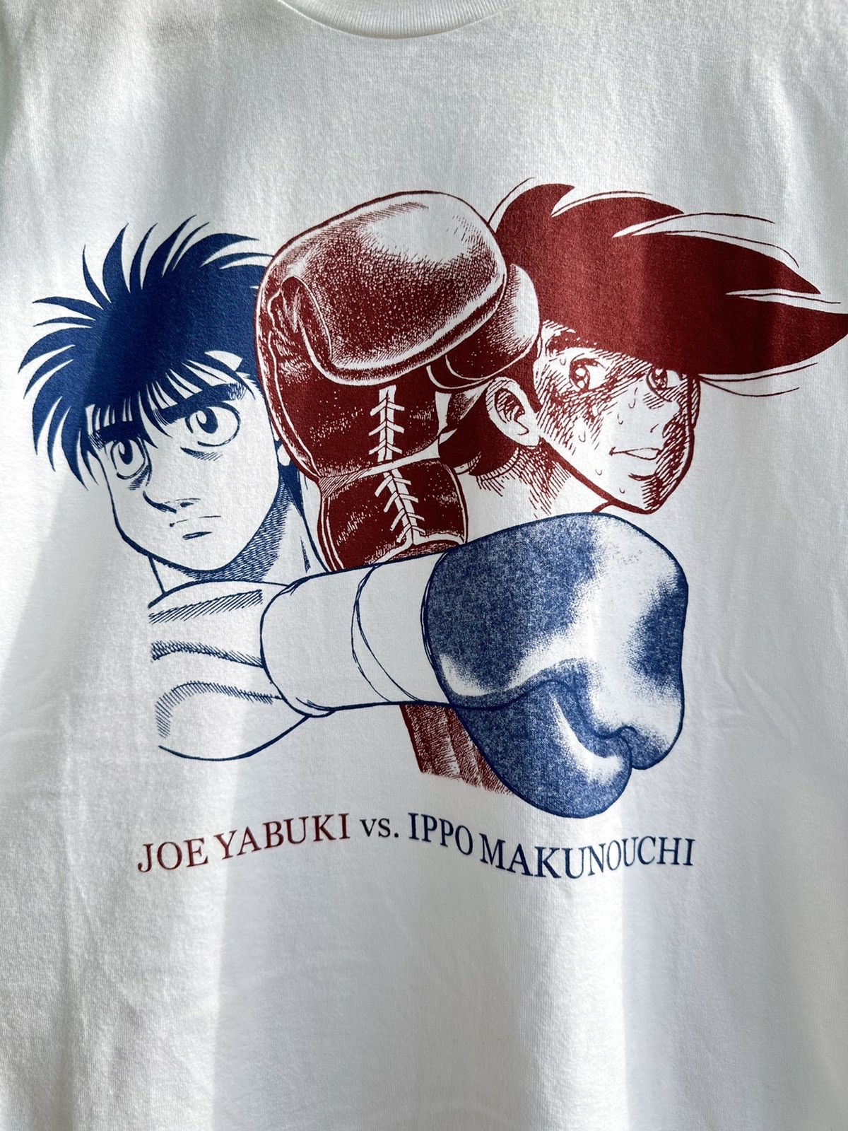 Japanese Brand Uniqlo x Manga Joe Yabuki vs Ippo Makunouchi Fighter Tee. Size US M / EU 48-50 / 2 - 3 Thumbnail