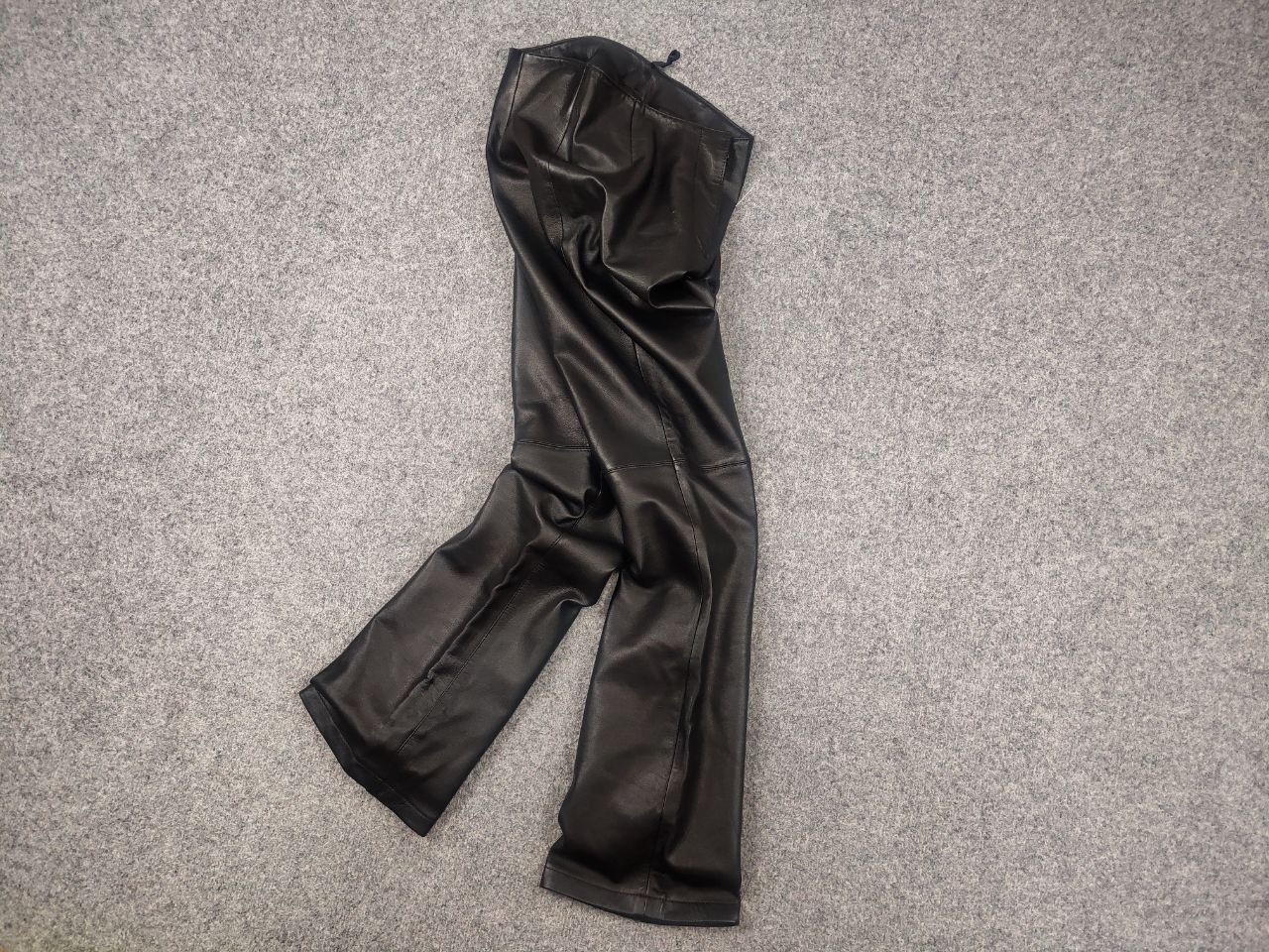 If Six Was Nine Vintage Hysteric Y2K Le Grand Bleu Bootcut Leather Pants Size 30" / US 8 / IT 44 - 3 Thumbnail