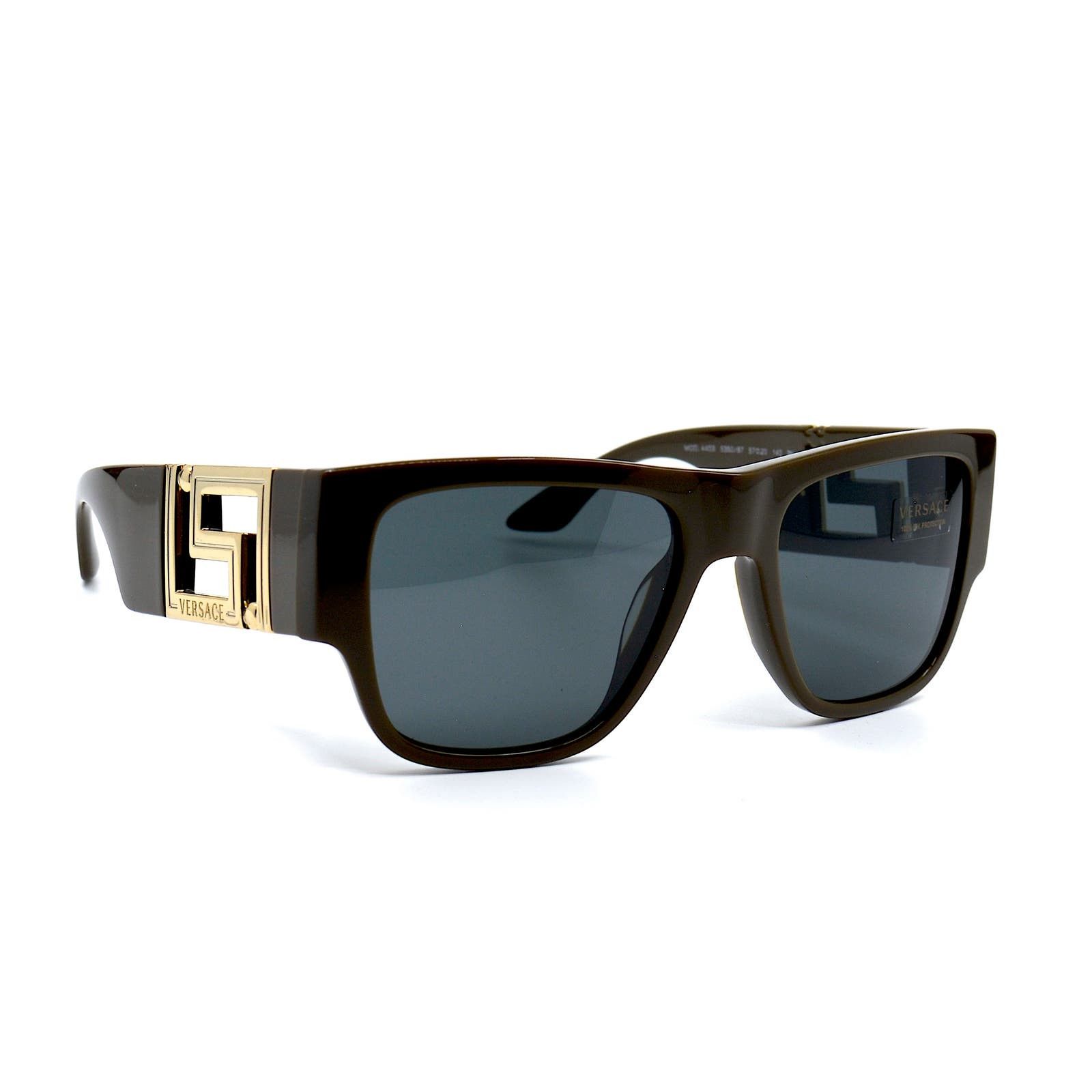 image of Versace Ve4403 Brown/green Dark Grey Authentic Sunglasses, Women's