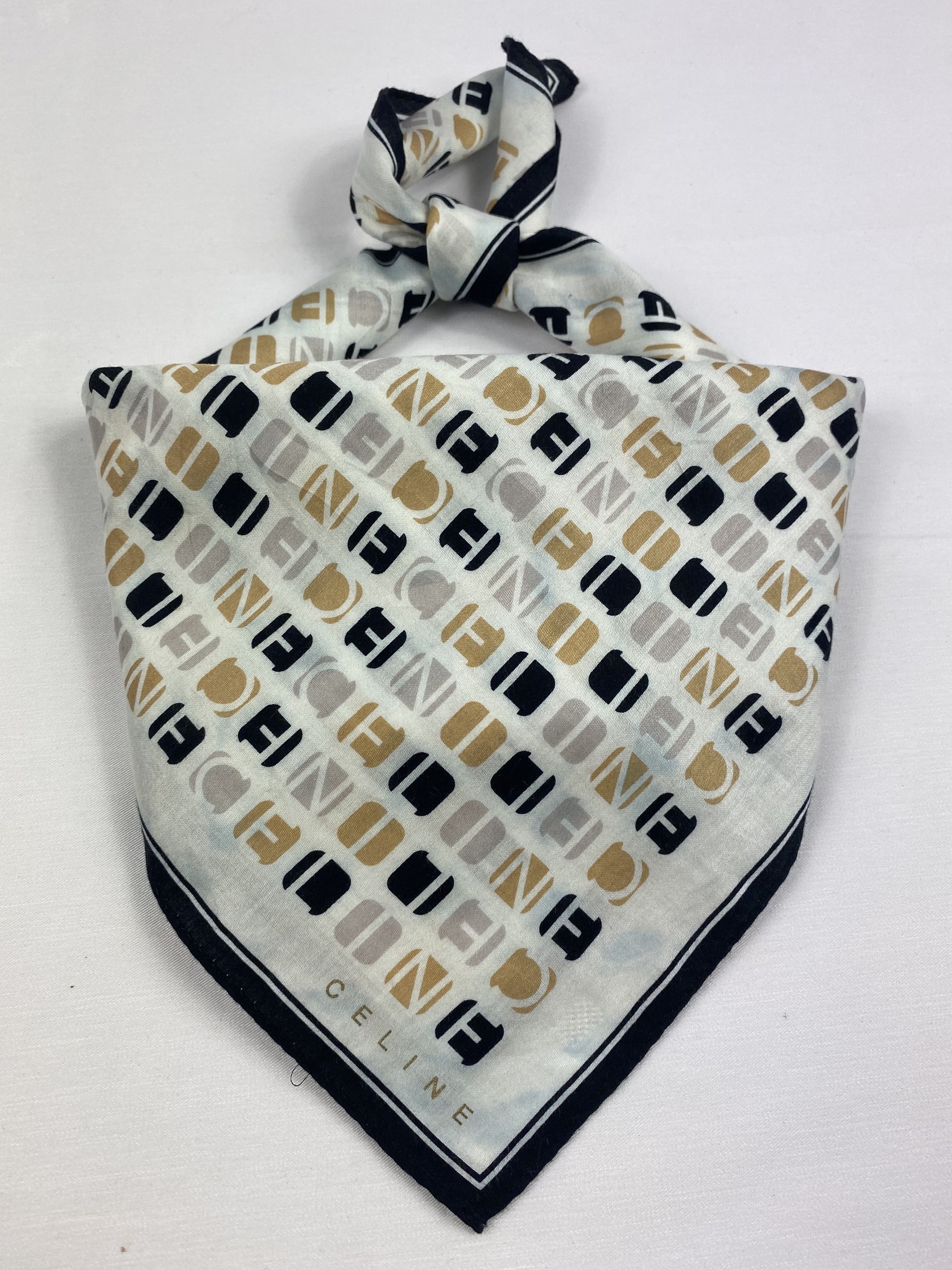 Celine Celine Bandana / Handkerchief / Neckerchief Size ONE SIZE - 2 Thumbnail