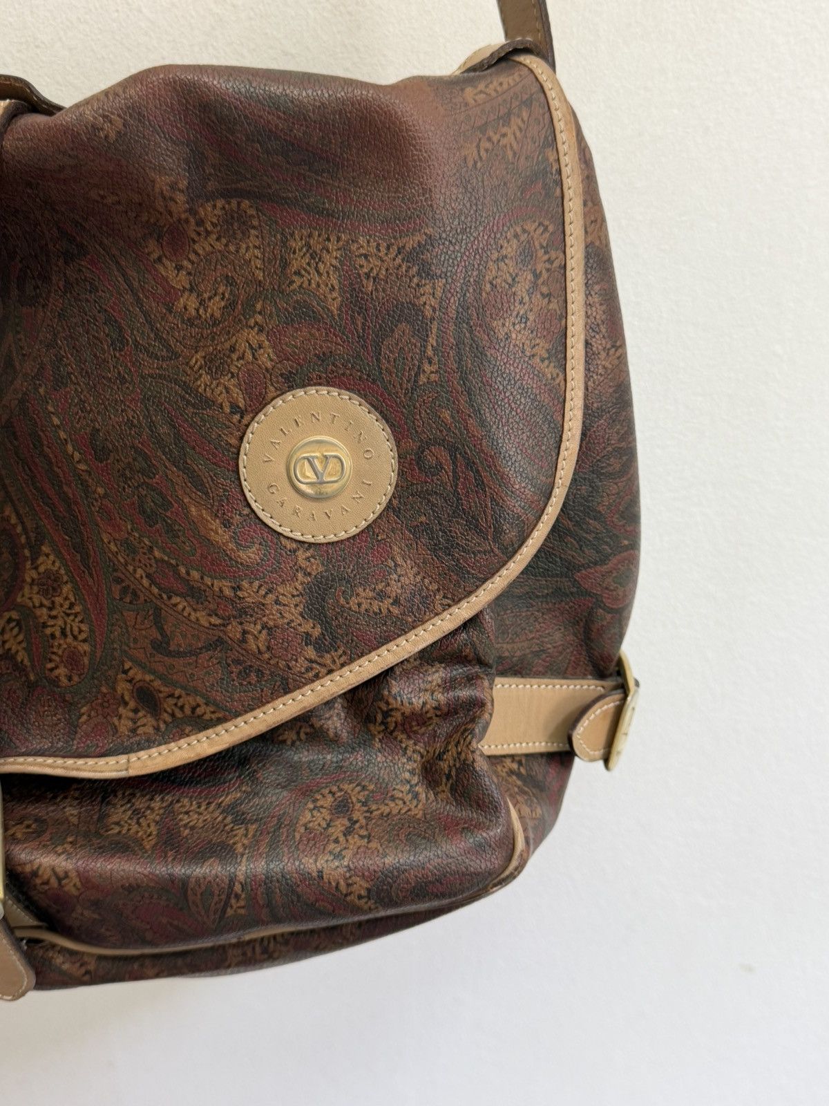 Valentino Valentino Garavani Vintage Paisley Messenger Crossbody Size ONE SIZE - 10 Thumbnail