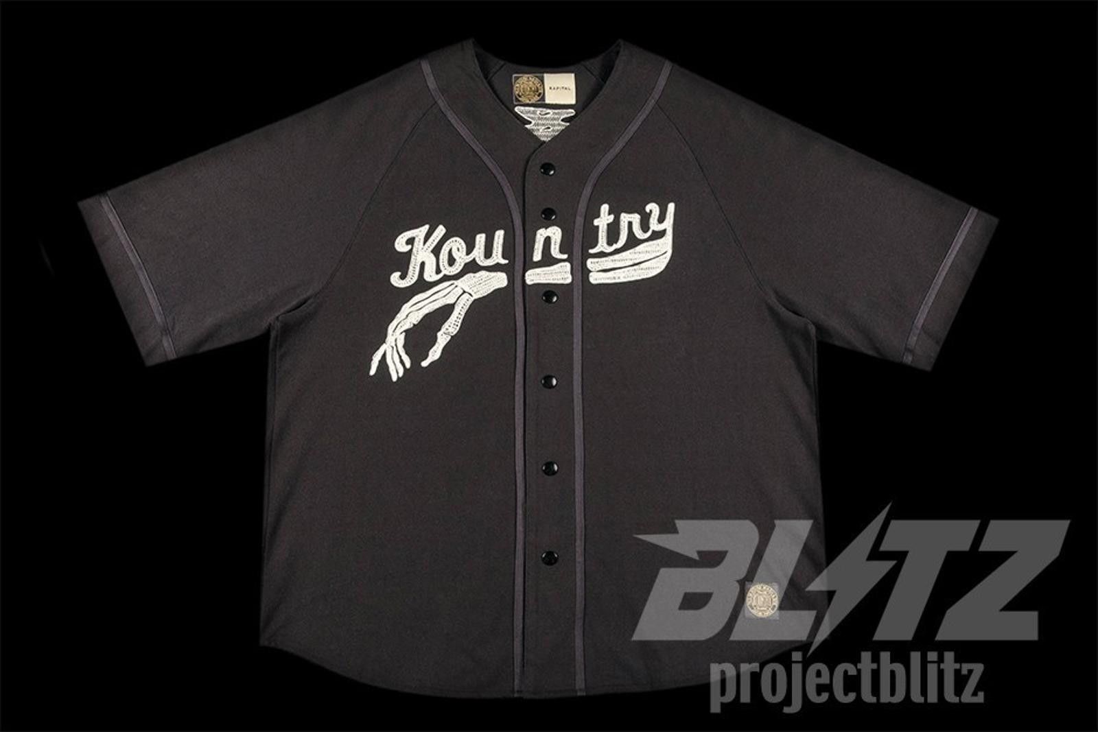 Kapital Kapital Kountry Dense Baseball Bone Jersey Black Size 4 Size US XL / EU 56 / 4 - 1 Thumbnail