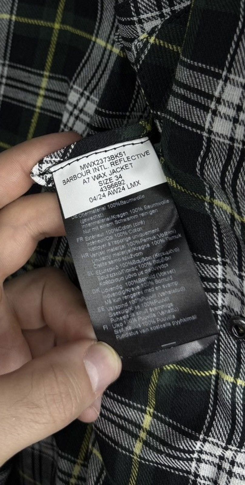 Barbour Barbour International A7 Wax Jacket Black Belted Moto Biker Size US M / EU 48-50 / 2 - 24 Thumbnail