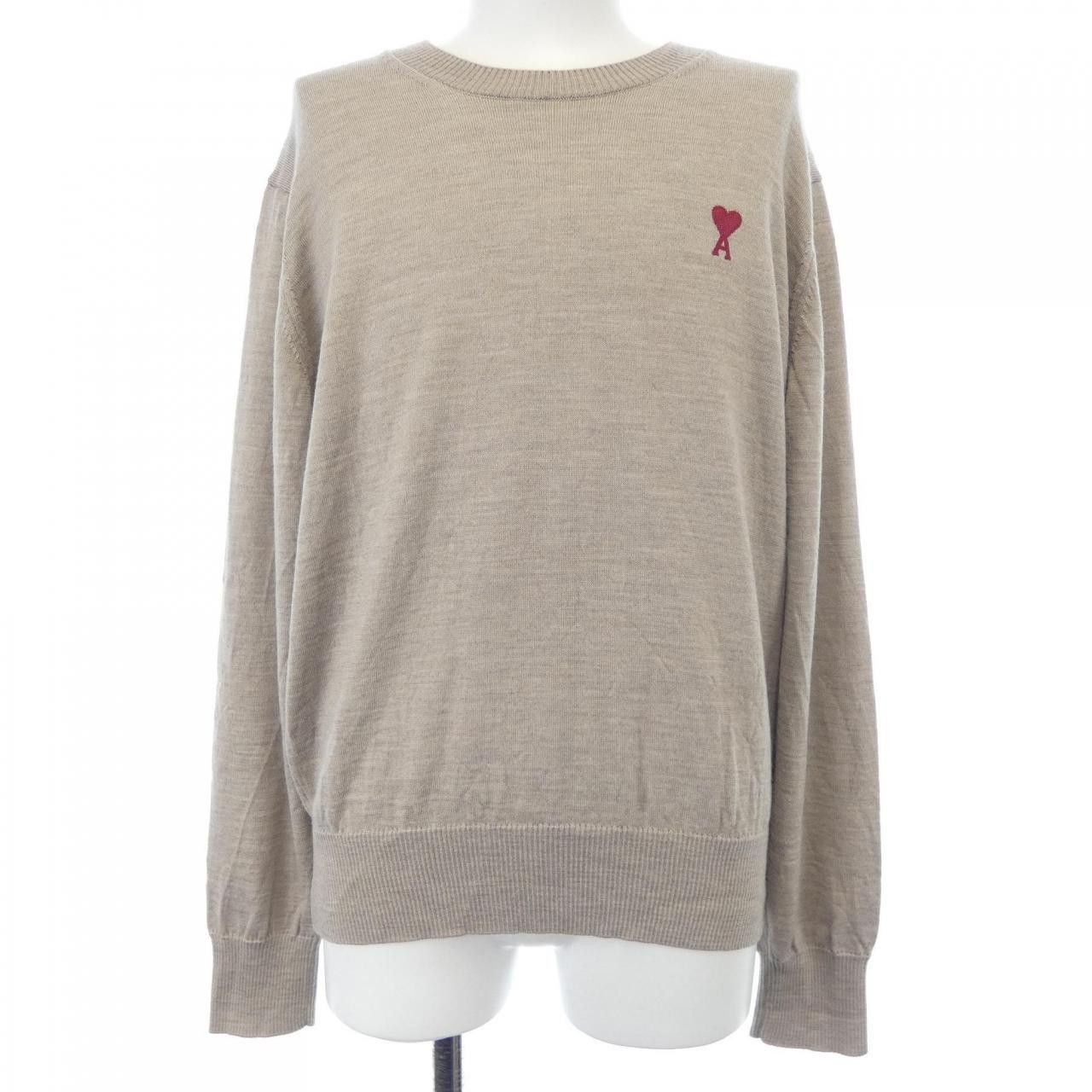 AMI Ami AMI Wool Knitwear Textile Tops HKS111.KN0025 DUTY FREE for USA Size ONE SIZE - 1 Thumbnail