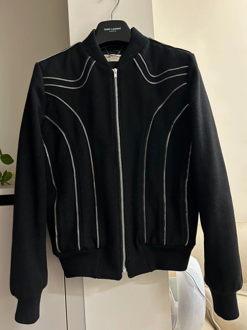 Yves Saint Laurent saint laurent 15 Gamma Ray Silver Chain Jacket 2501-Nextarr Size US S / EU 44-46 / 1 - 1 Thumbnail