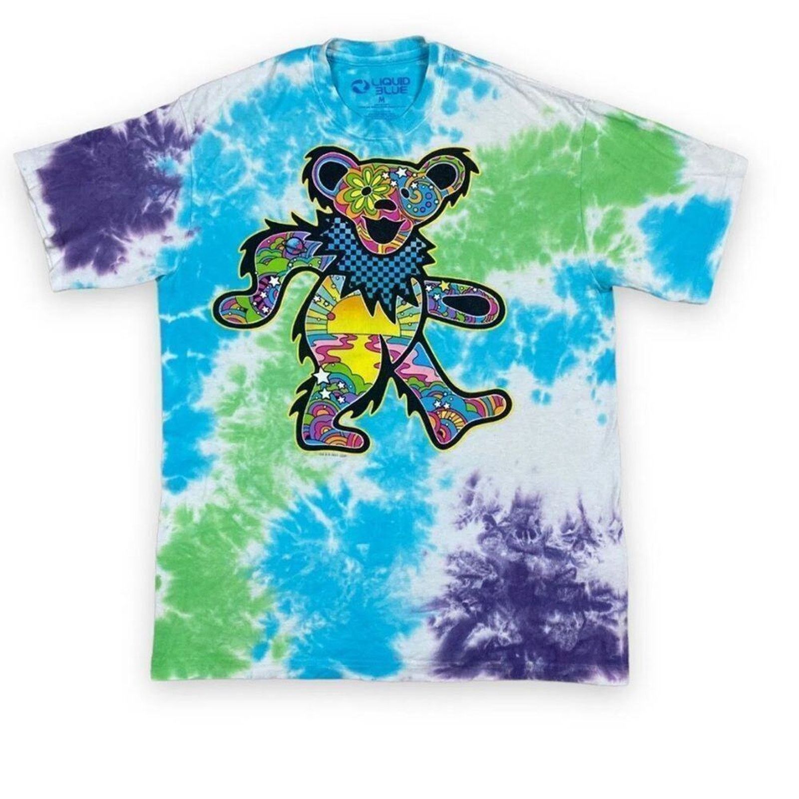 Liquid Blue LIQUID BLUE Grateful Dead Bear Psychedelic Sunrise Tee Size M / US 6-8 / IT 42-44 - 1 Thumbnail