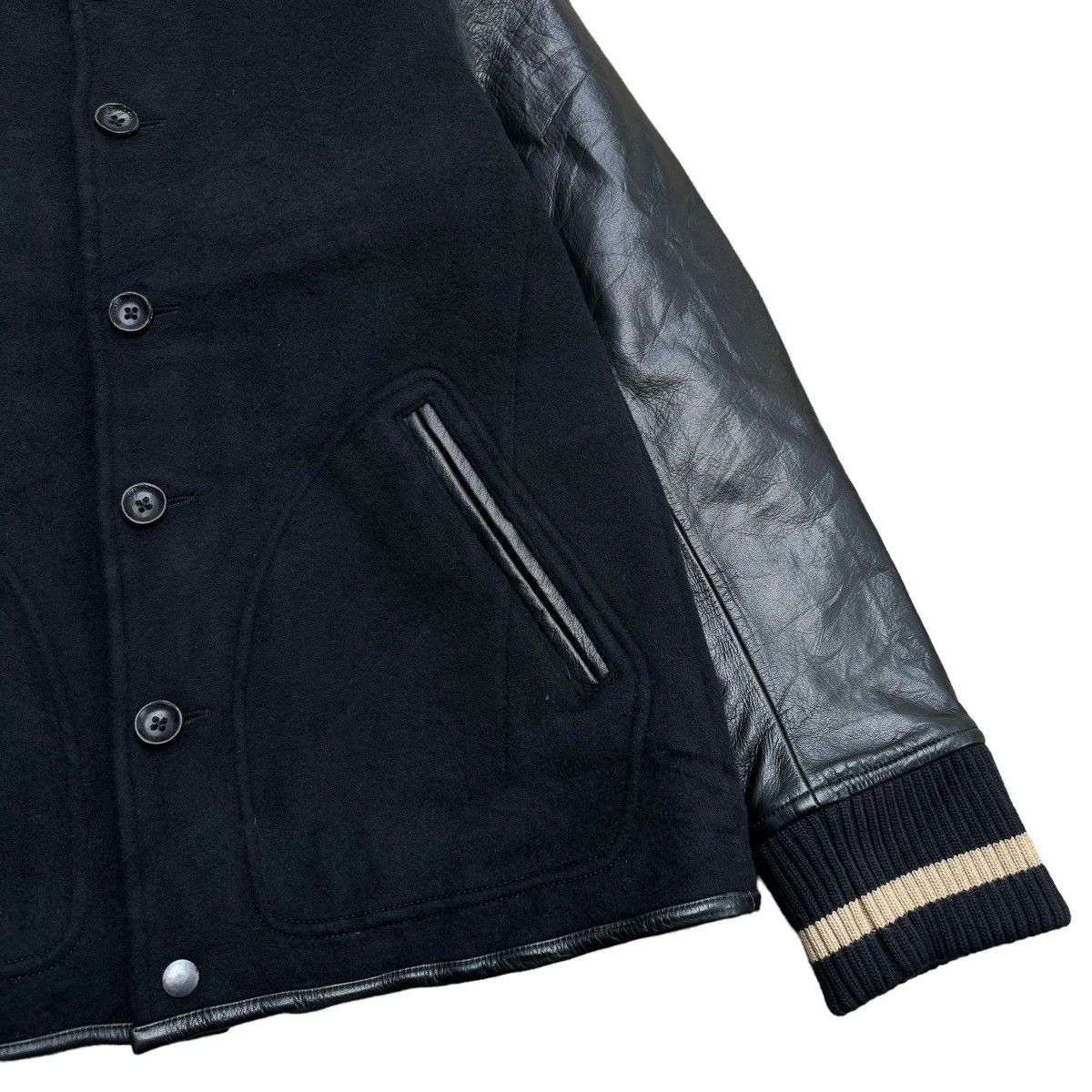 Isamu Katayama Backlash Isamu Katayama Backlash Wool Leather Stadium Jacket Size US M / EU 48-50 / 2 - 5 Thumbnail