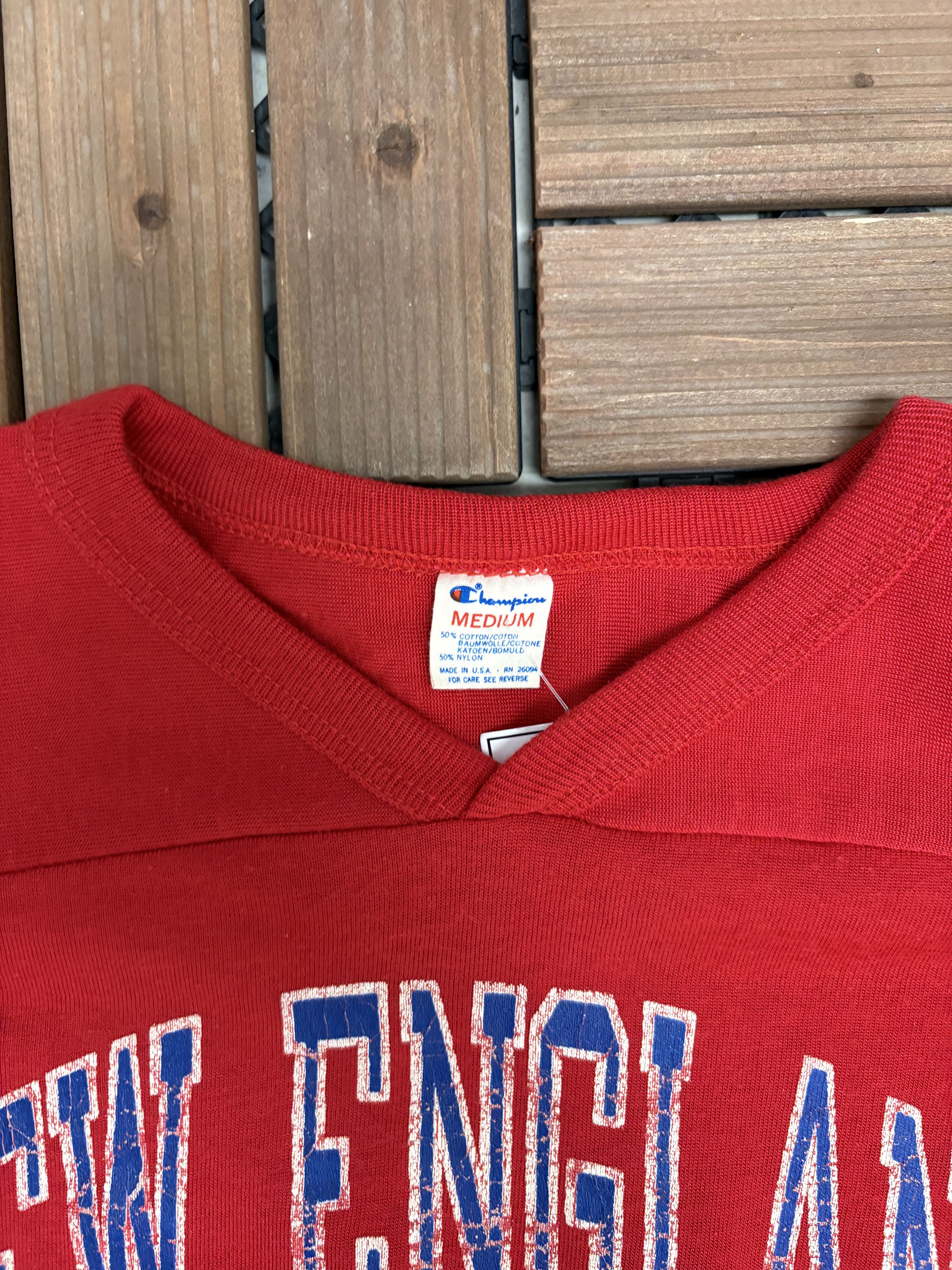 Champion New England Patriots Vintage Made in USA T-Shirt Tee Size US M / EU 48-50 / 2 - 4 Thumbnail