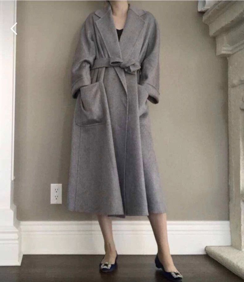 Max Mara Max Mara Labbro grey cashmere coat Size XL / US 12-14 / IT 48-50 - 3 Thumbnail