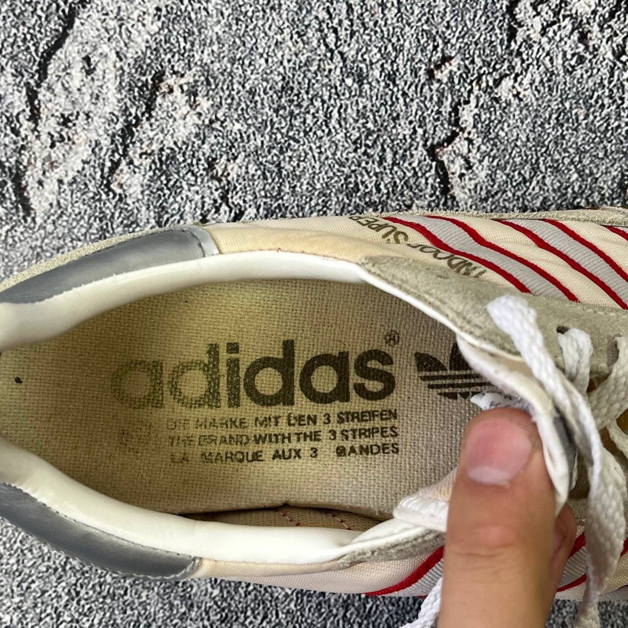 Adidas Vintage 80s Adidas Indoor Super Made in Phillipines 80s Rage Size US 6.5 / EU 39-40 - 6 Thumbnail
