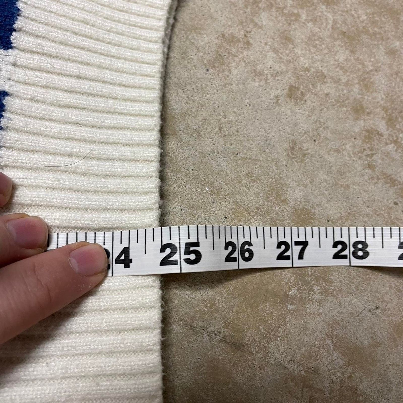 David Eden Aelfric Eden blue and white wave knit sweater Size Medium Size M / US 6-8 / IT 42-44 - 4 Thumbnail