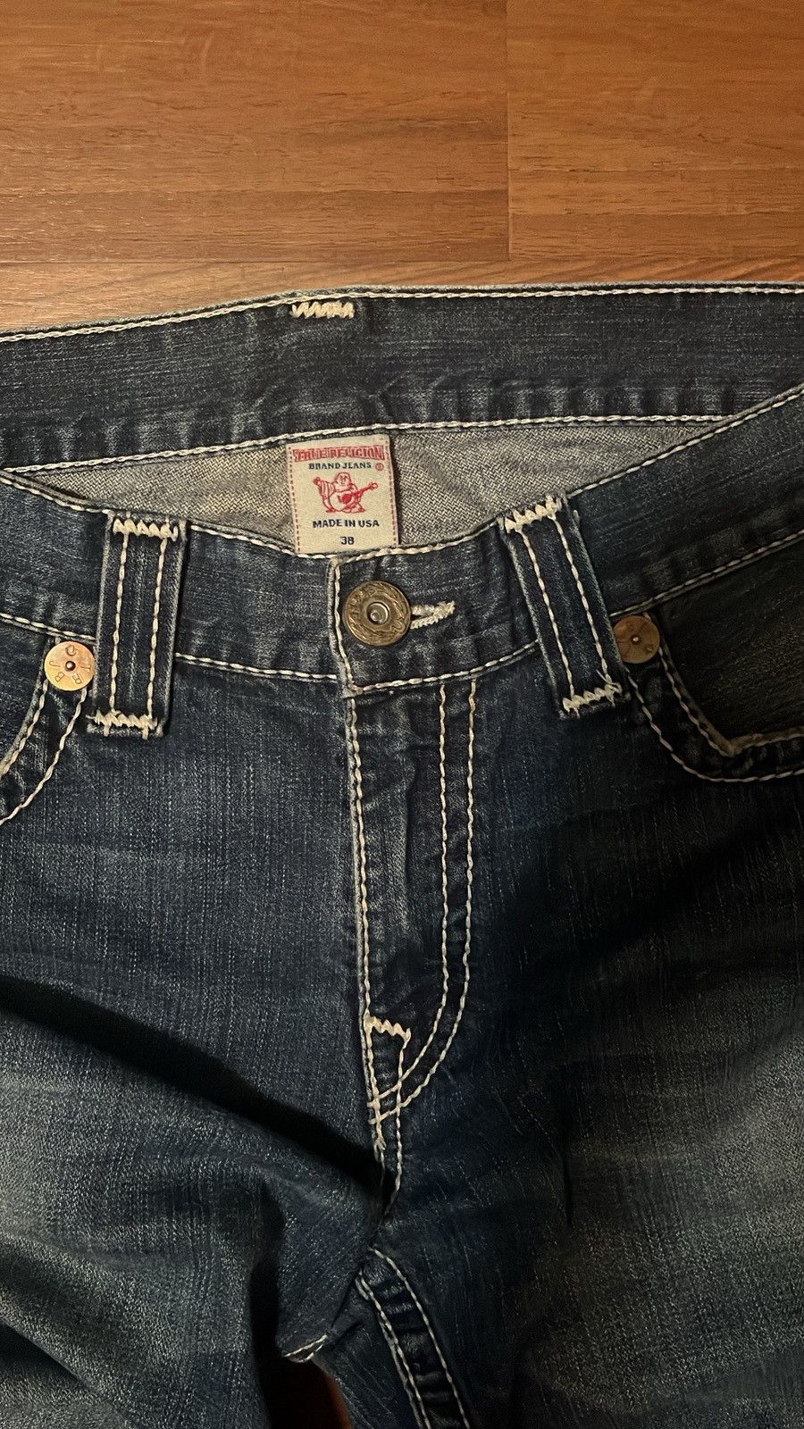 True Religion Navy Blue True Religion Bootcut Jeans Size US 38 / EU 54 - 3 Thumbnail