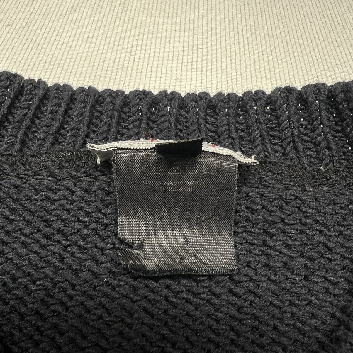 Versace × Vintage VTG Versace Sport Sweater Black Knit Alias V Neck Pullover Size US XL / EU 56 / 4 - 5 Thumbnail
