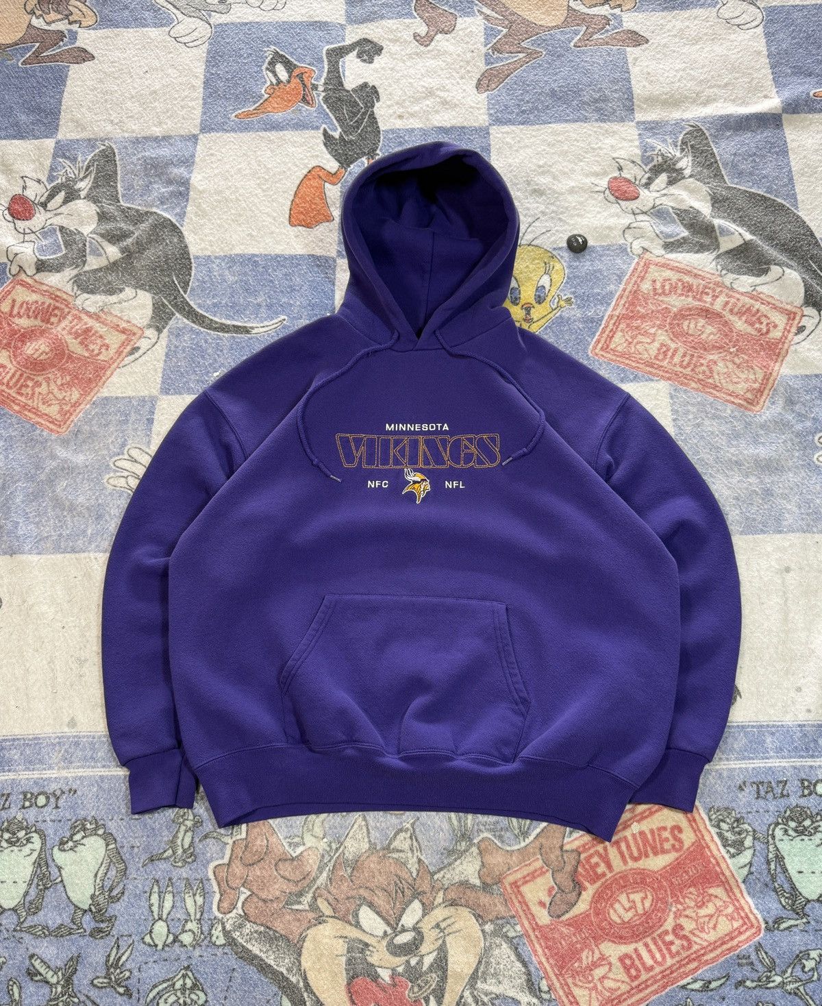 NFL Vintage minnesota vikings sweatshirt Size US L / EU 52-54 / 3 - 1 Thumbnail
