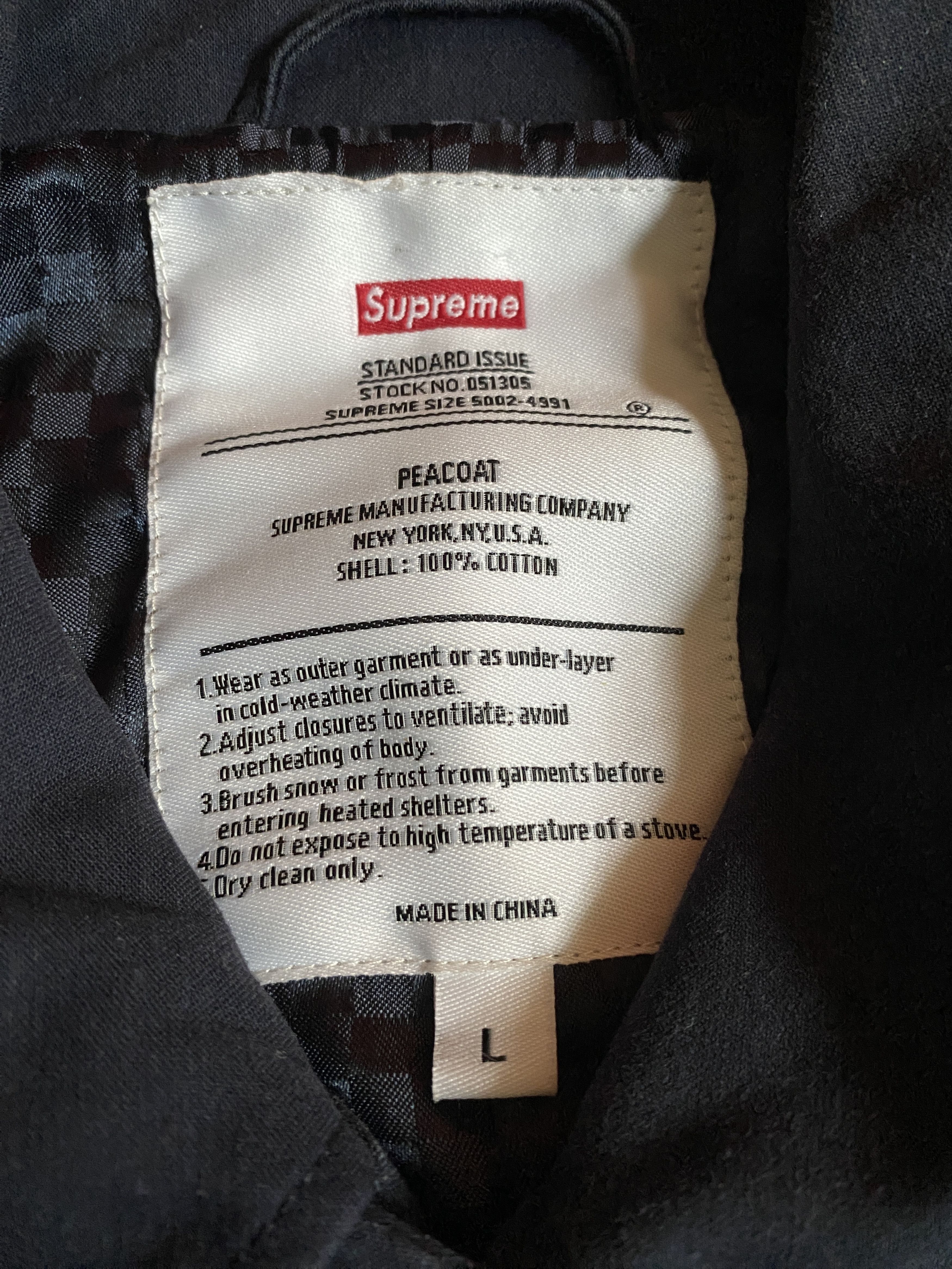 Supreme Military Peacoat SS13 Size US L / EU 52-54 / 3 - 6 Thumbnail
