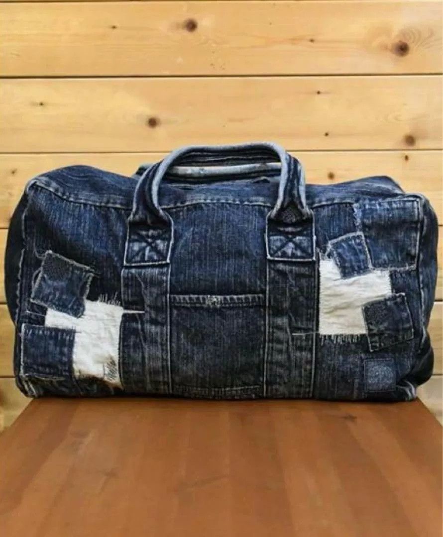Porter Classic Porter Classic Vintage Denim Handbag Size ONE SIZE - 1 Thumbnail
