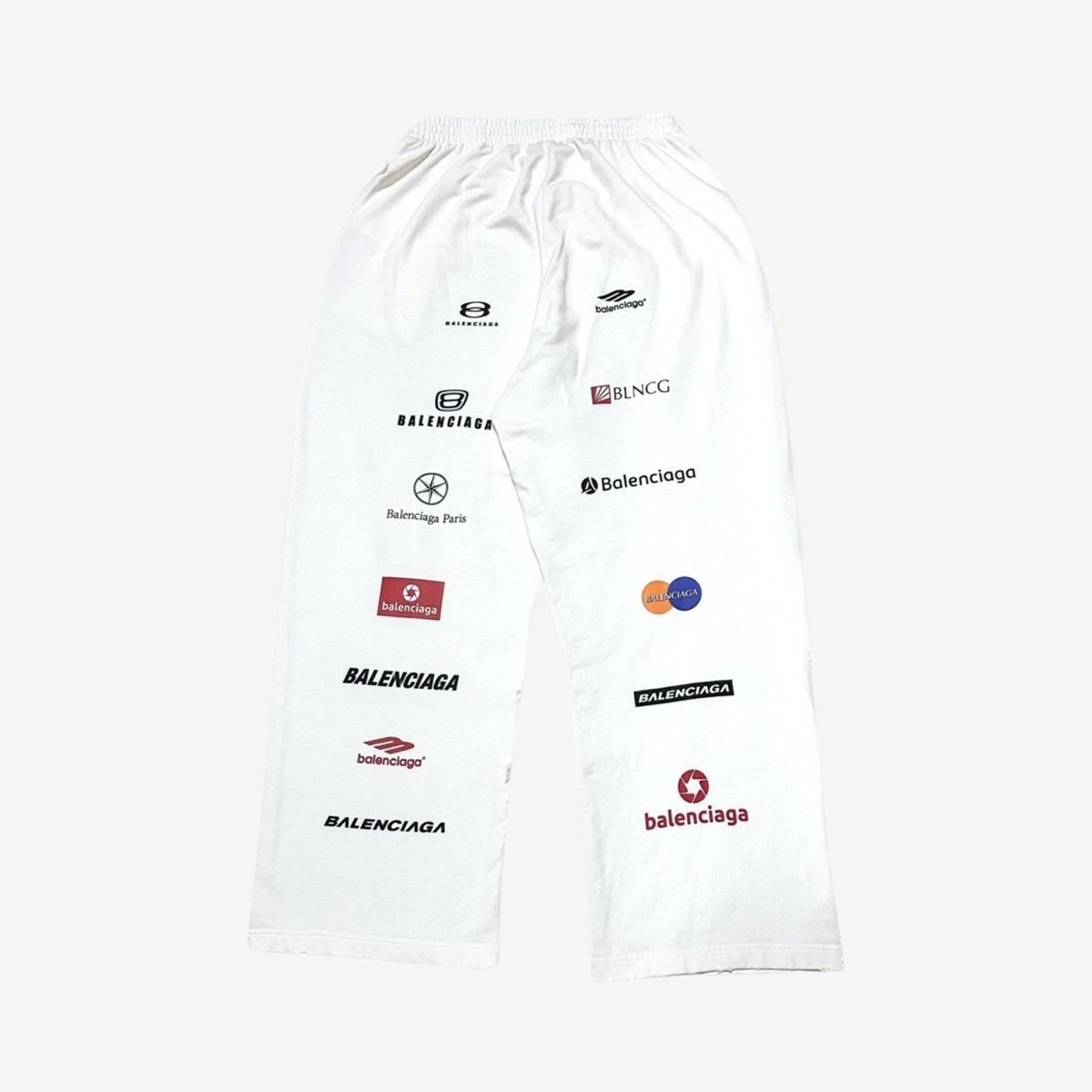 Balenciaga Balenciaga FW23 Top League Sweatpants White Sz.M Size US 32 / EU 48 - 2 Thumbnail