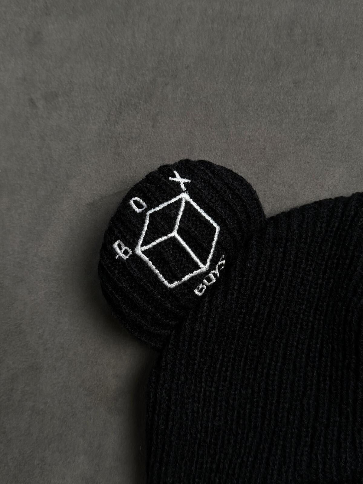 Japanese Brand Deadstock Box Boys Drill Black Balaclava Ski Mask OS Size ONE SIZE - 4 Thumbnail