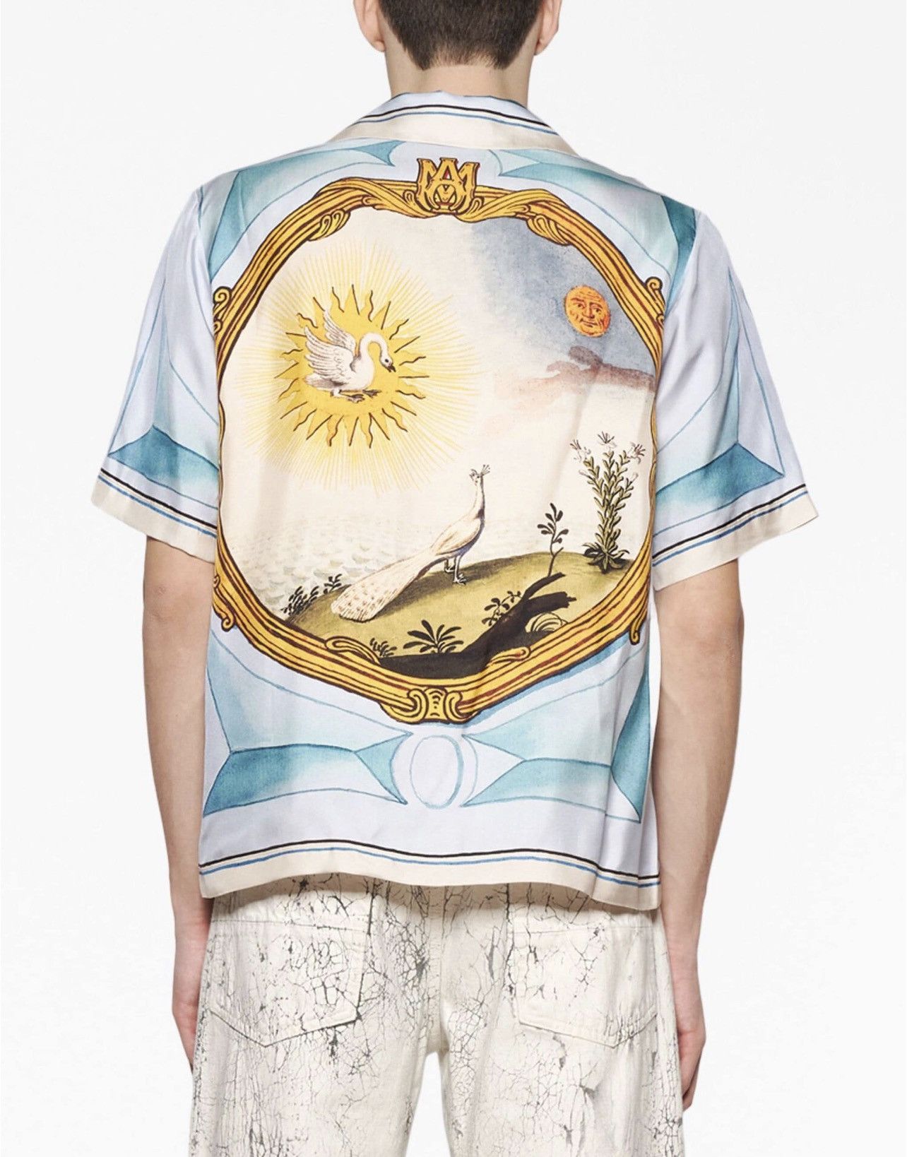 Amiri 🔥$1.5K VALUE🔥Landscape Frame Silk Shirt Size US M / EU 48-50 / 2 - 3 Thumbnail