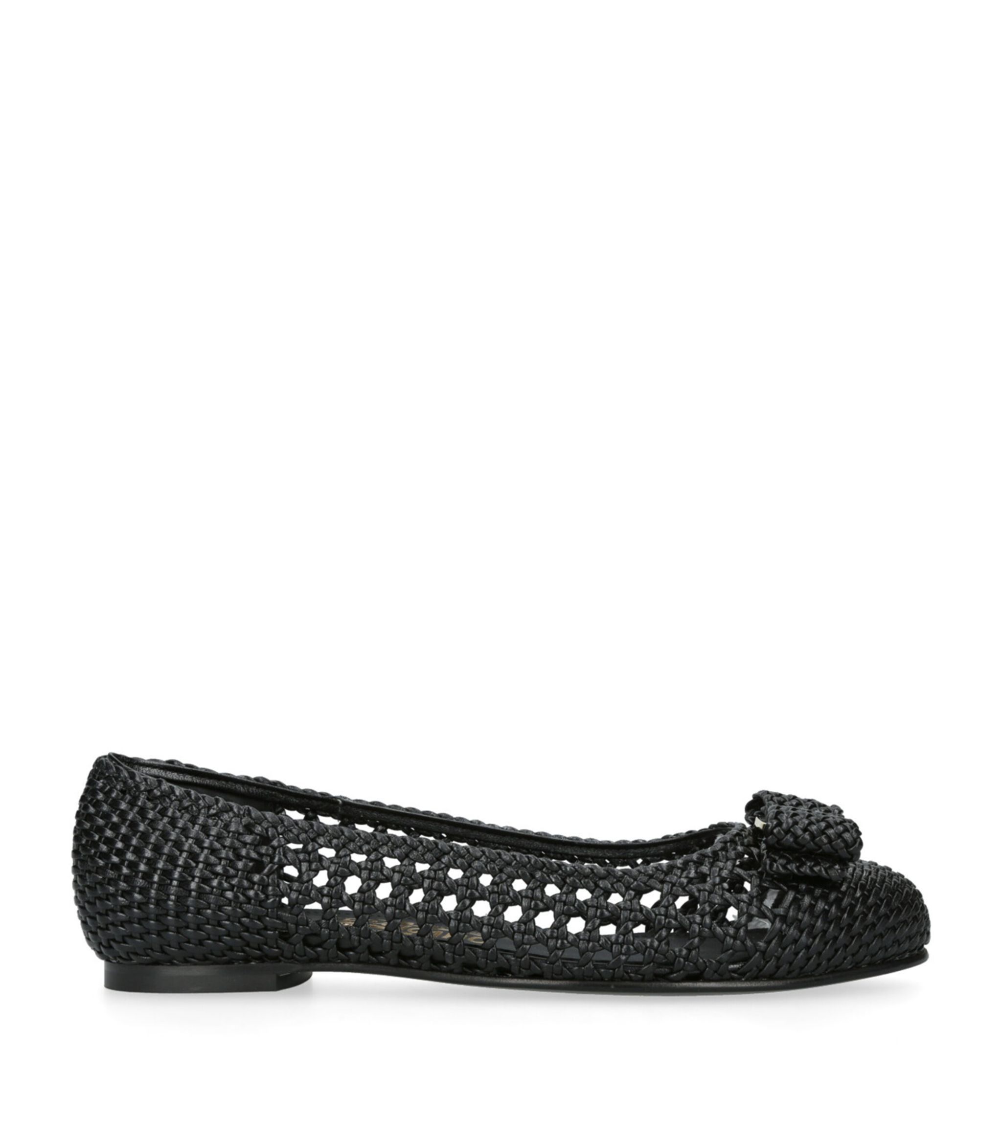 Salvatore Ferragamo o1s1rm0924 Varina Ballet Flats in Black Size US 6.5 / IT 36.5 - 1 Thumbnail