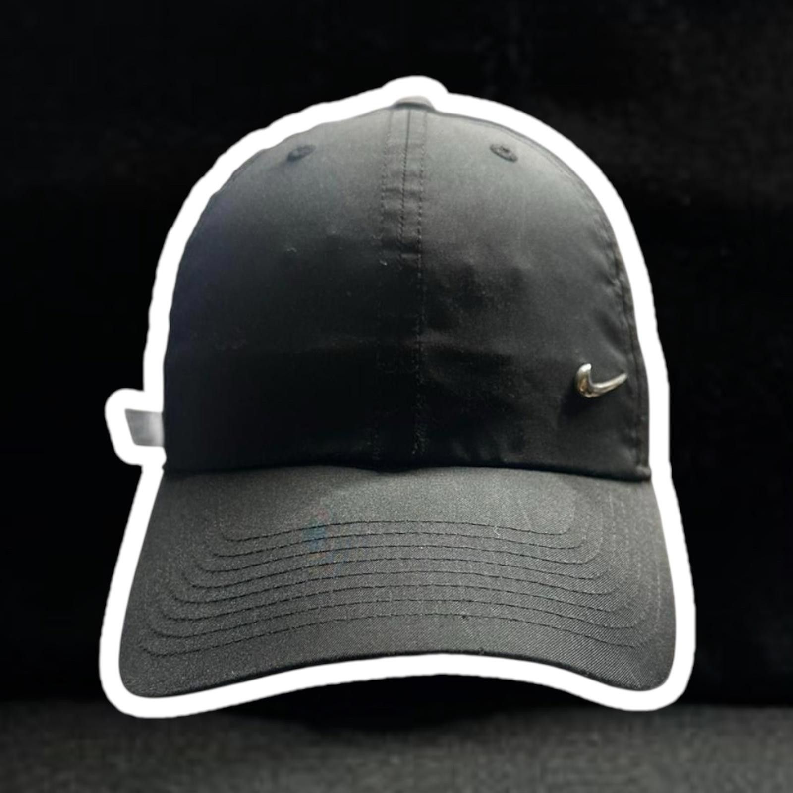 Nike Nike Black Adjustable Cap - Classic Design Size ONE SIZE - 1 Thumbnail
