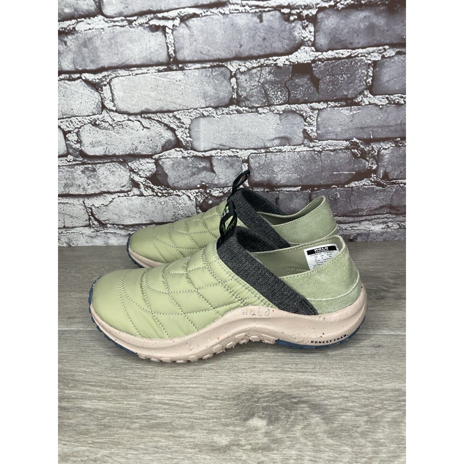 Other Holo Credimus After Hours Quilted Mint Green Synthetic Hikin Size US 8 / IT 38 - 16 Thumbnail