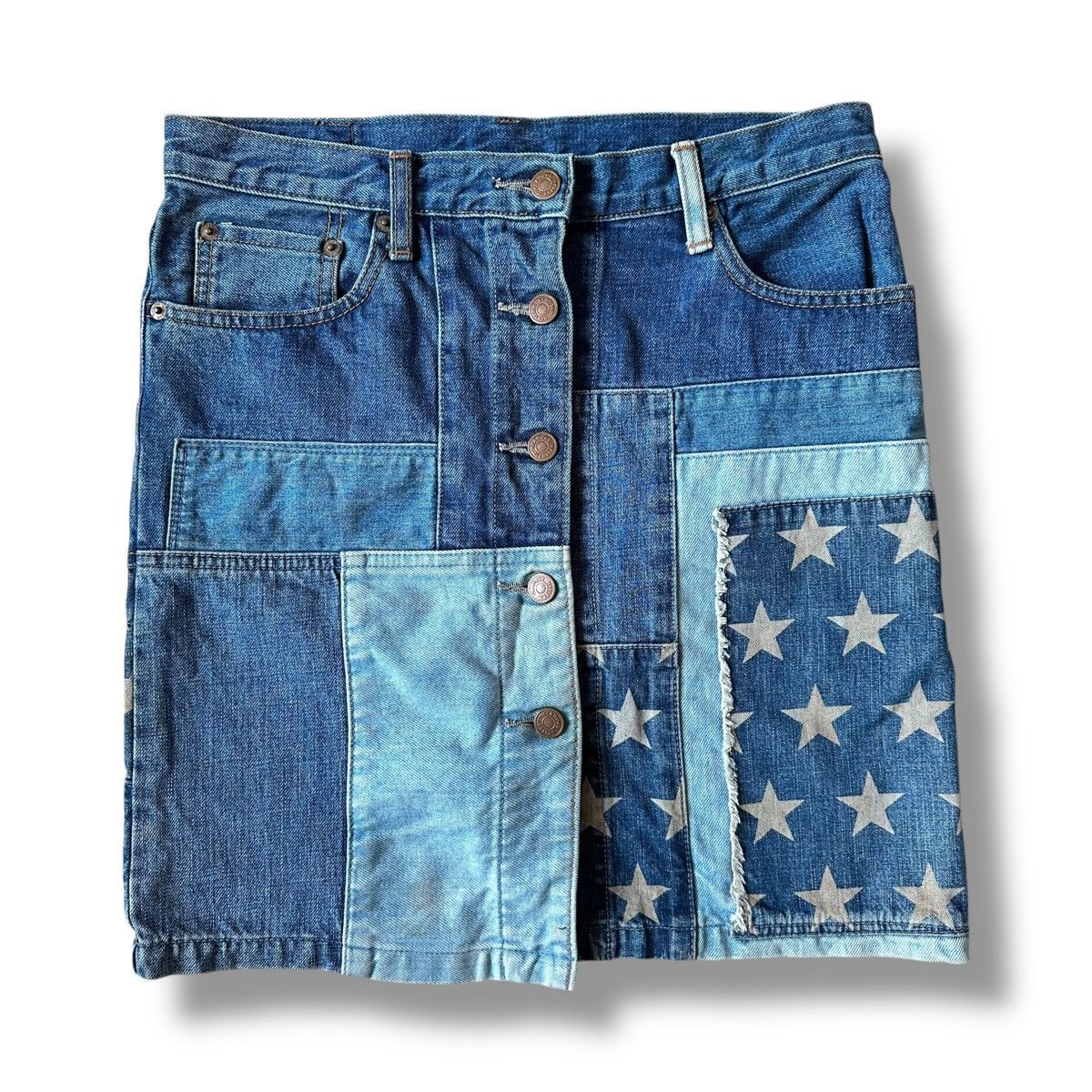 Hysteric Glamour Hysteric Glamour Kinky Mini Denim Skirt Size 30" / US 8 / IT 44 - 1 Thumbnail