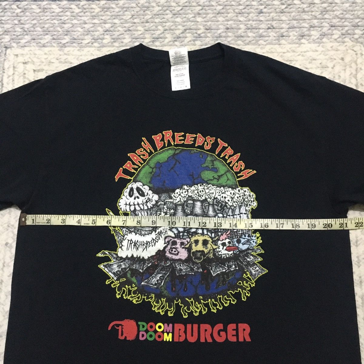 Band Tees × Punk and Yo Rare Doom Hardcore Rock Band Tees Size US L / EU 52-54 / 3 - 5 Thumbnail