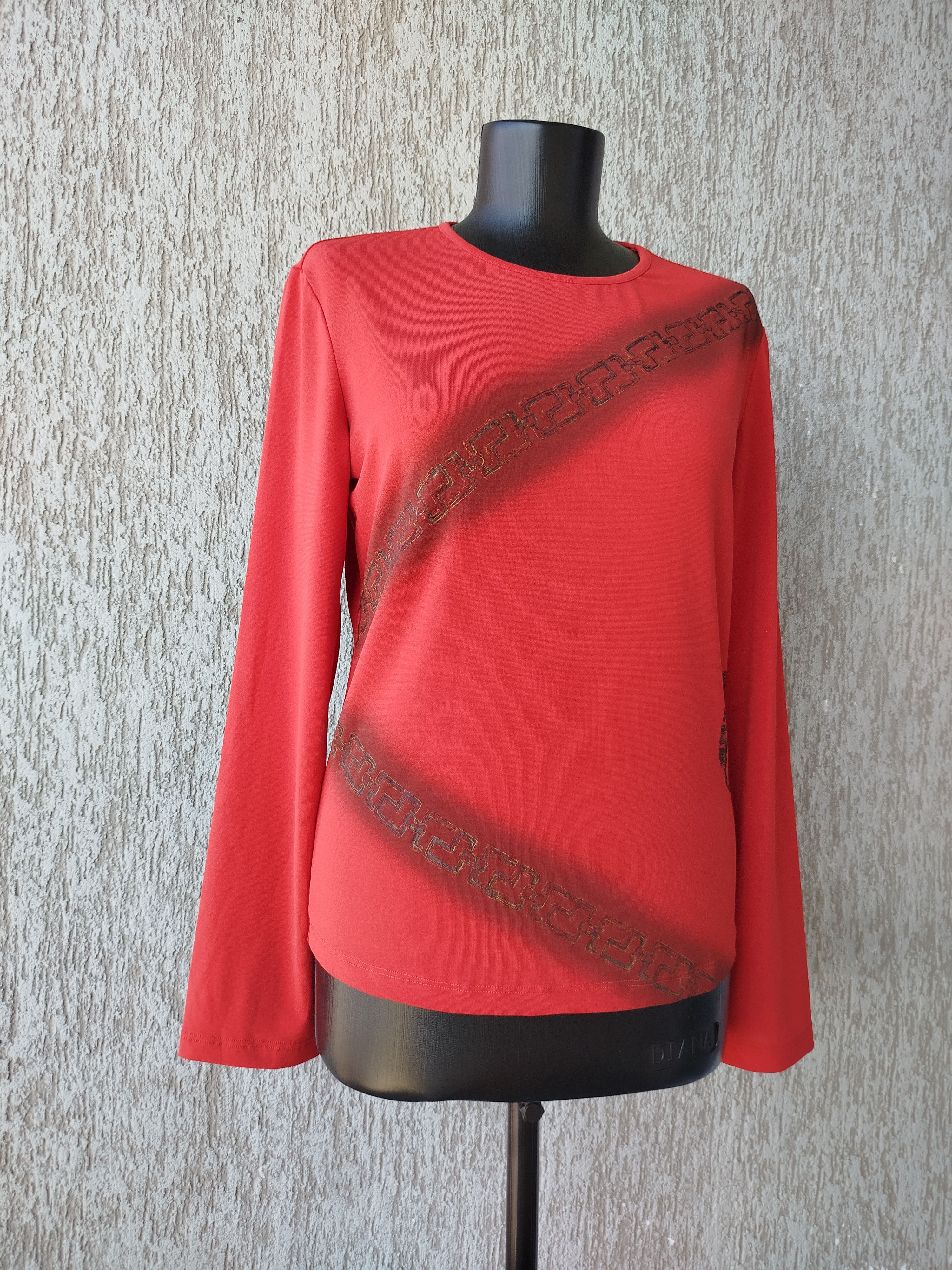 Versace Jeans Couture Top Long Sleeve Medusa Greek Key Vintage 90s Size XL Size XL / US 12-14 / IT 48-50 - 4 Thumbnail
