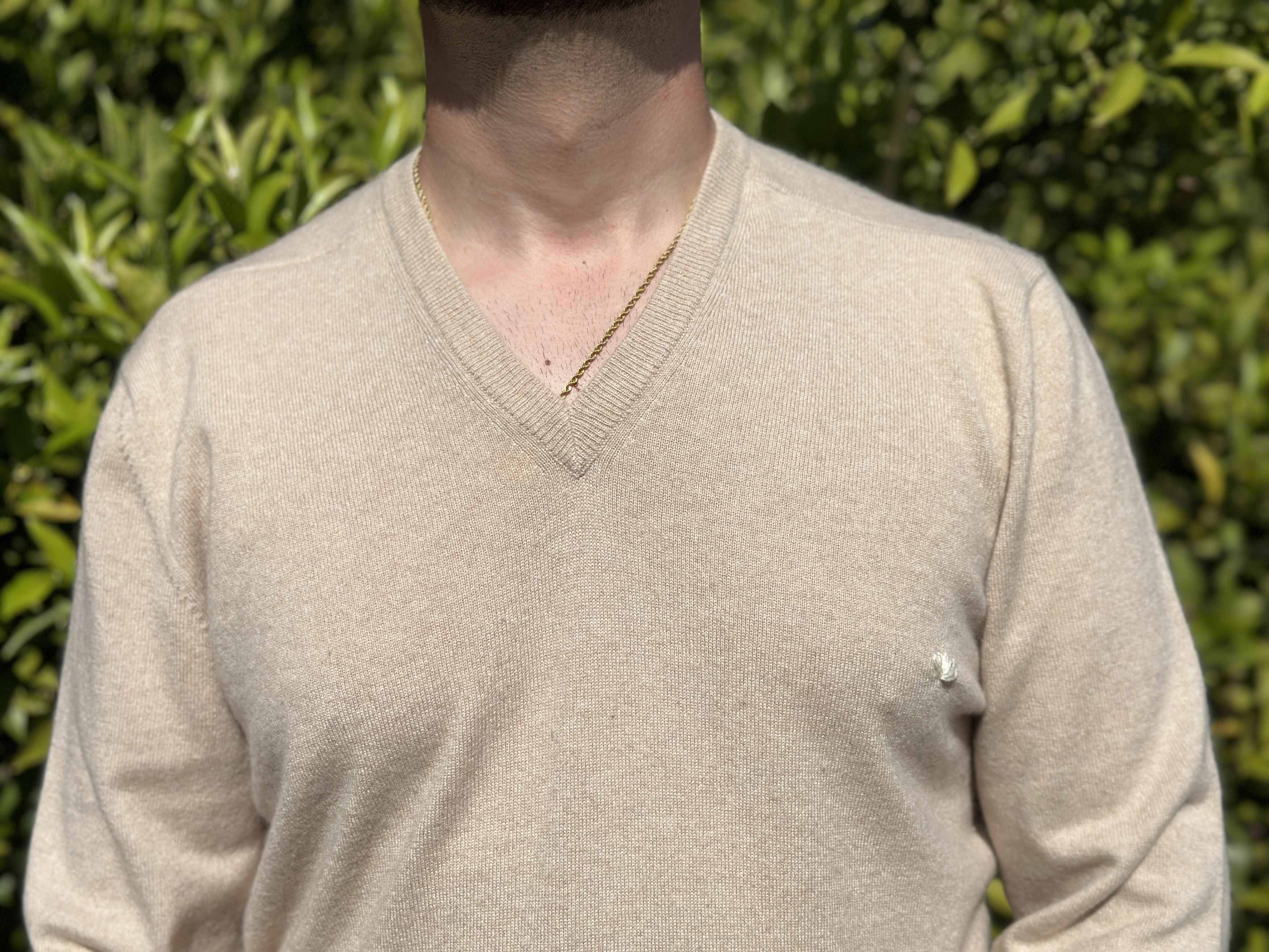 Brunello Cucinelli Pure Cashmere Brunello Cucinelli Light V Neck Size 52 L XL Size US L / EU 52-54 / 3 - 11 Thumbnail