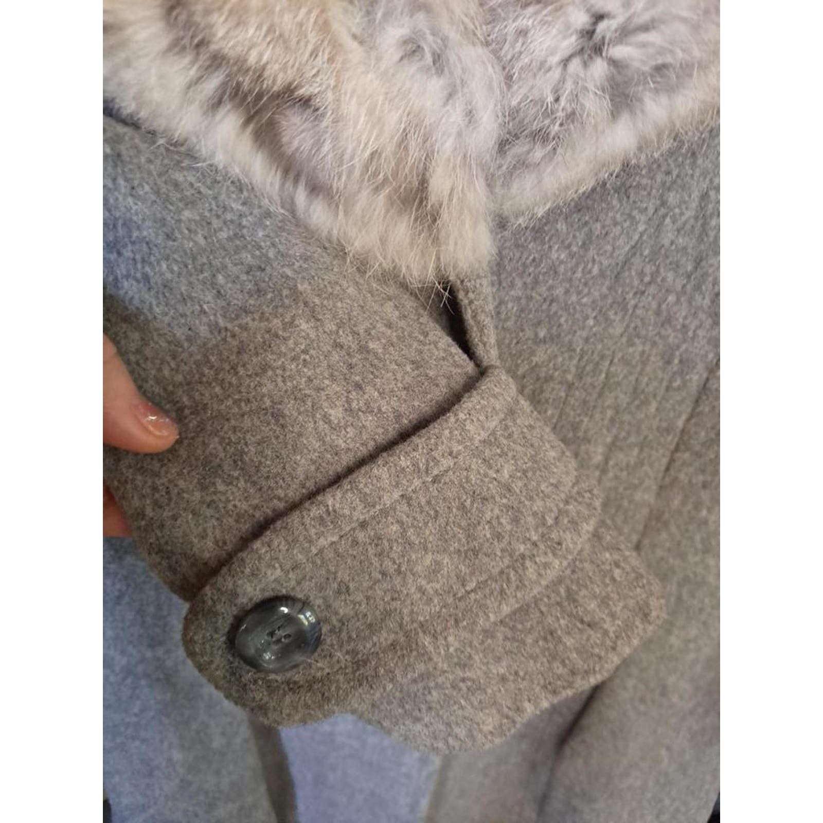 Other Prime Source Long Double Breasted Wool Coat‎ Size S / US 4 / IT 40 - 3 Thumbnail