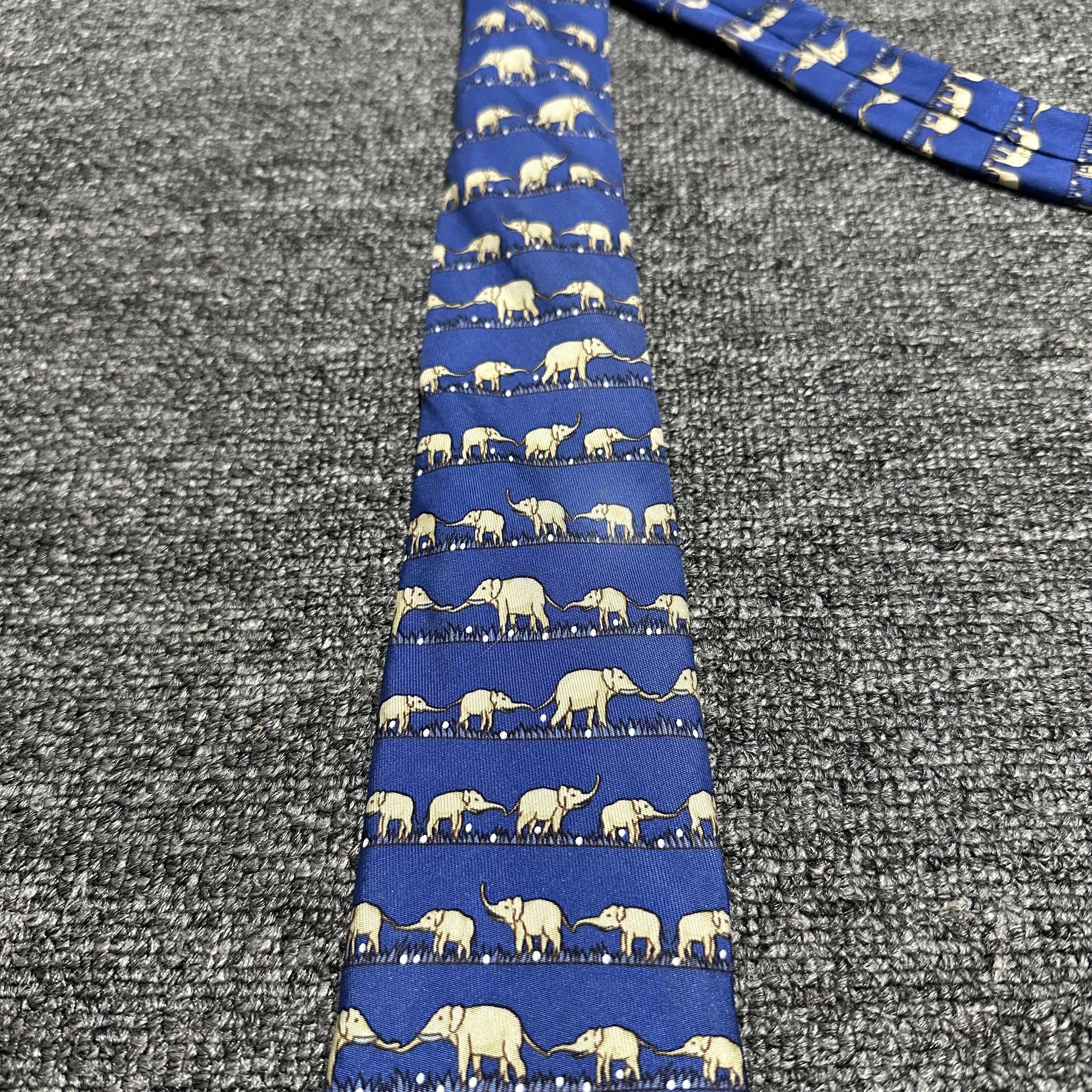 Hermes Hermes Silk Tie Size ONE SIZE - 3 Thumbnail