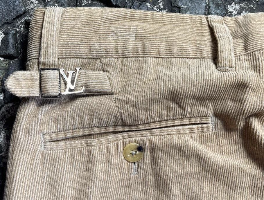 Louis Vuitton LV - Buckle Silver Logo Cords Pants Size US 30 / EU 46 - 7 Thumbnail